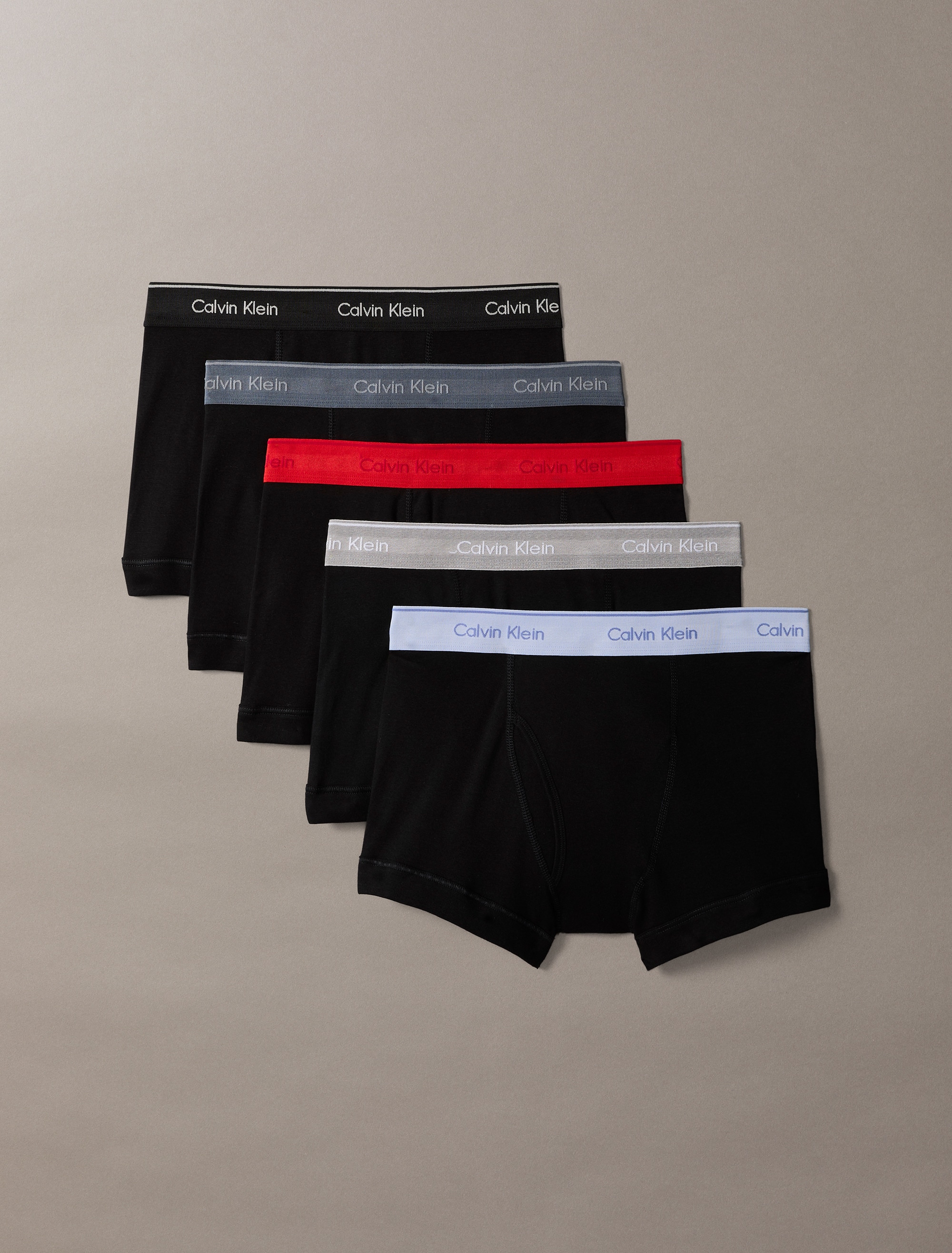 Calvin Klein Underwear Trunk »TRUNK 5PK« Packung, 5er-Pack, 5 Stk. tlg., Mit elastischem Bund