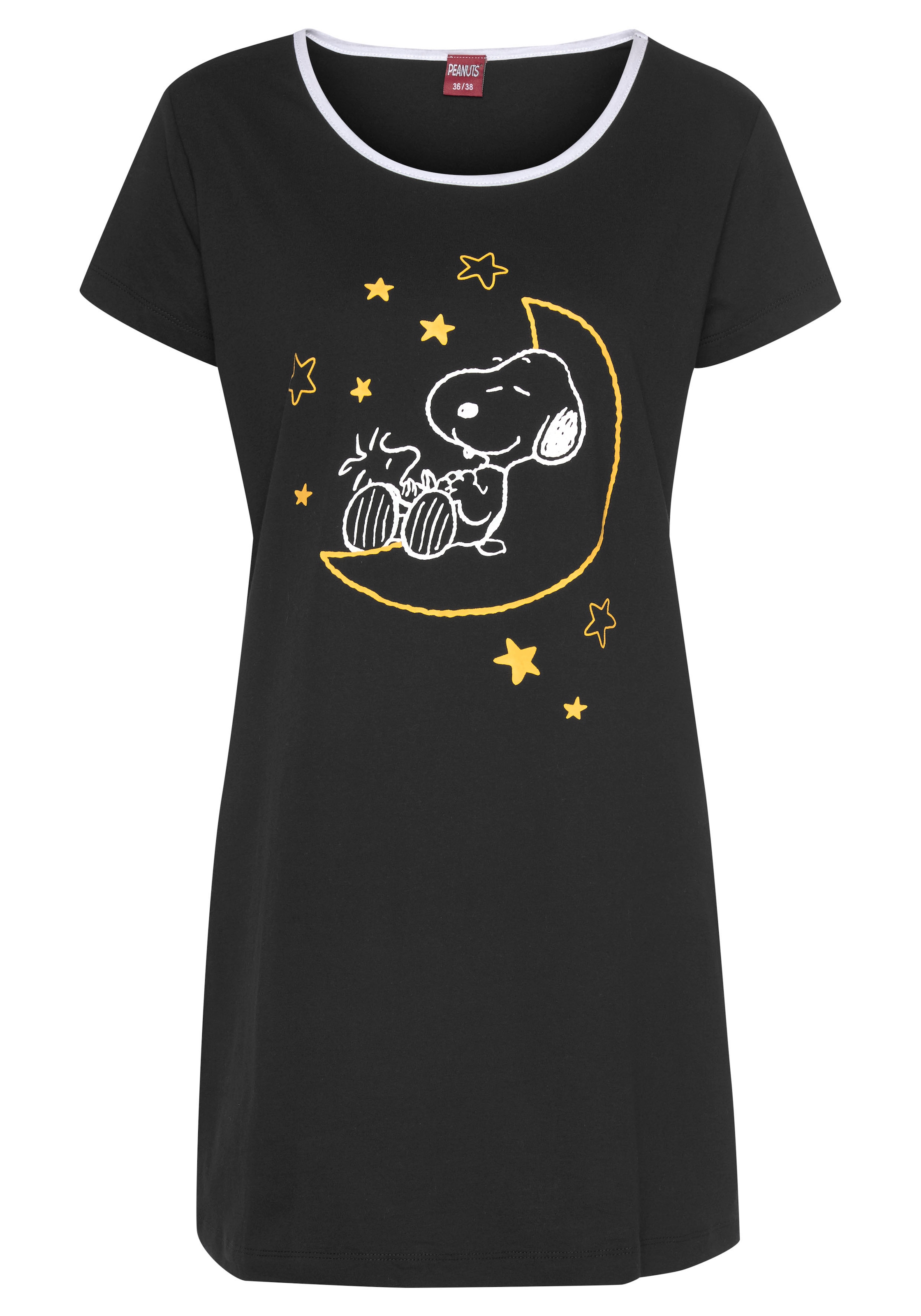♕ Peanuts Sleepshirt, mit Snoopy Druckmotiv versandkostenfrei bestellen | Sleepshirts