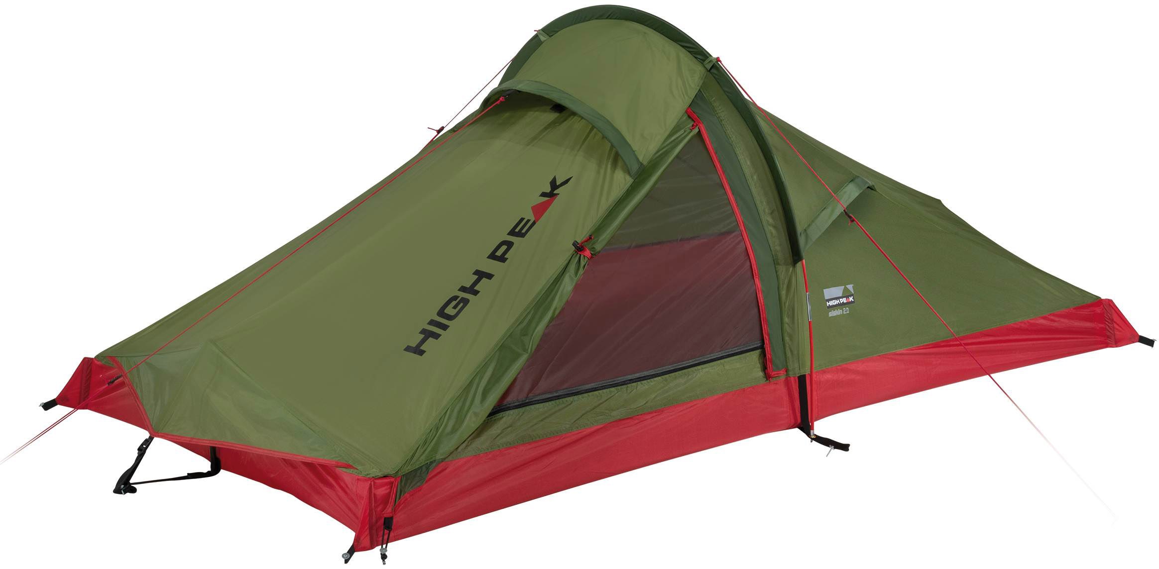 High Peak Einbogenzelt "Siskin 2.0 LW" 2 Personen Aluminiumgestänge