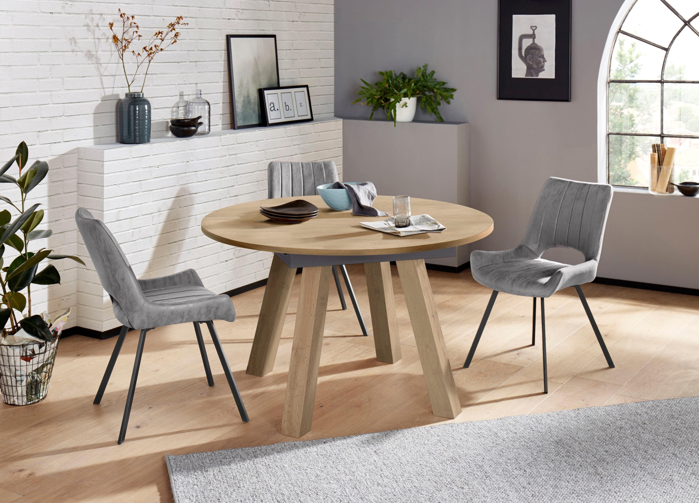 Mäusbacher Table de salle à manger Untergestell schräg gestellt