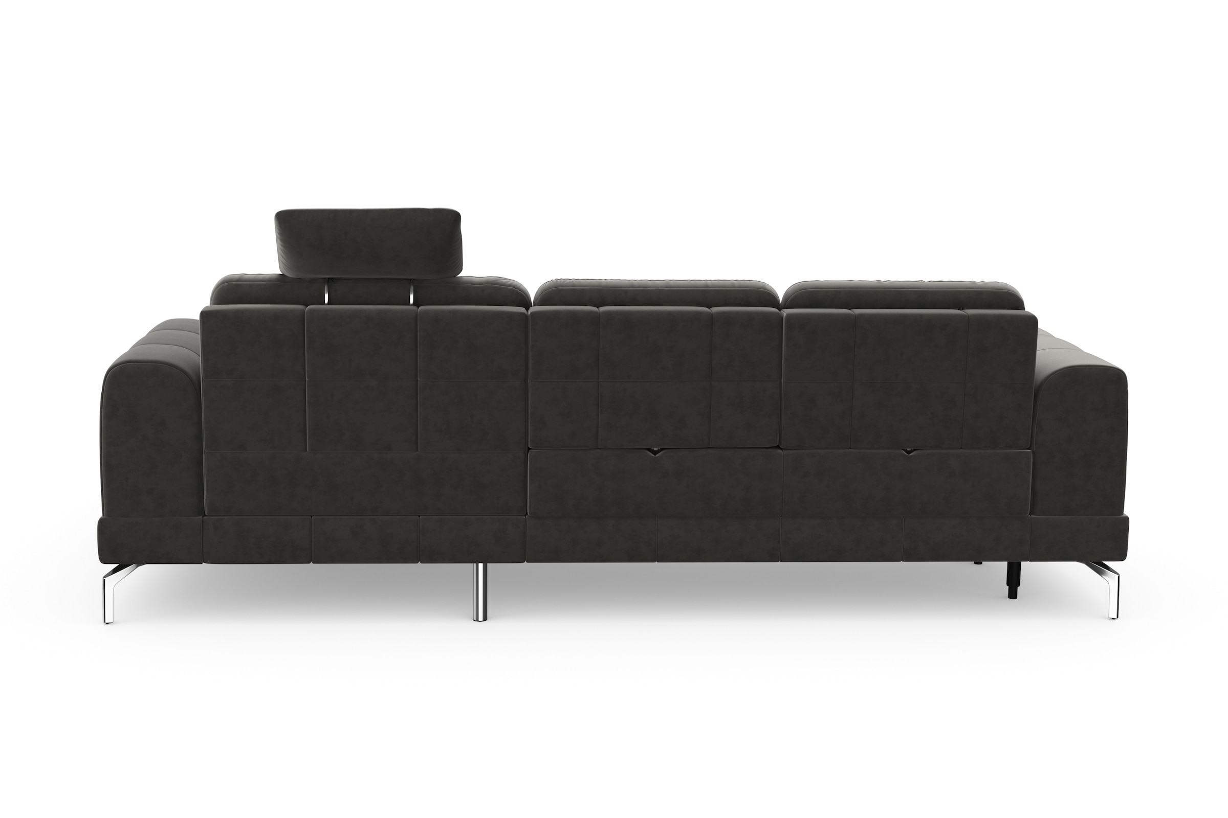 sit&more Ecksofa »Bendigo L-Form« inklusive Sitztiefenverstellung, Bodenfreiheit 15 cm, 2 Fussfarben