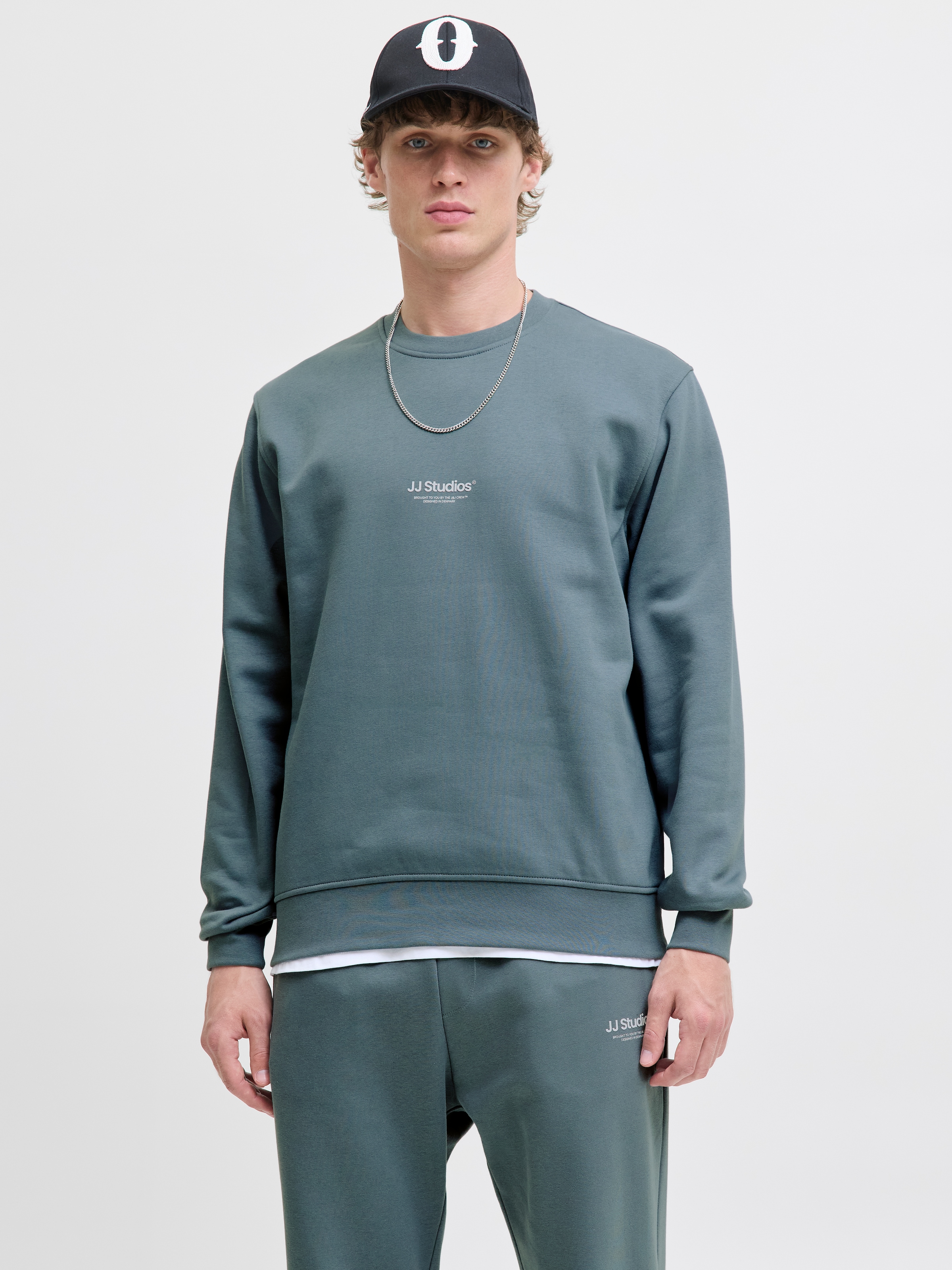 Jack & Jones Sweatshirt »JJESOHO SWEAT CREW NECK NOOS«, Baumwollmischung, relaxed fit
