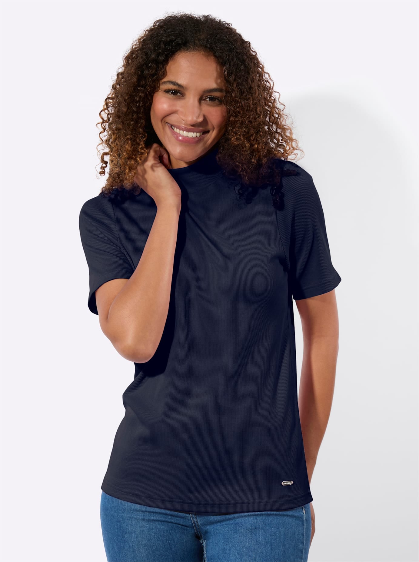 Casual Looks Stehkragenshirt "Stehkragen-Shirt" 1 tlg.