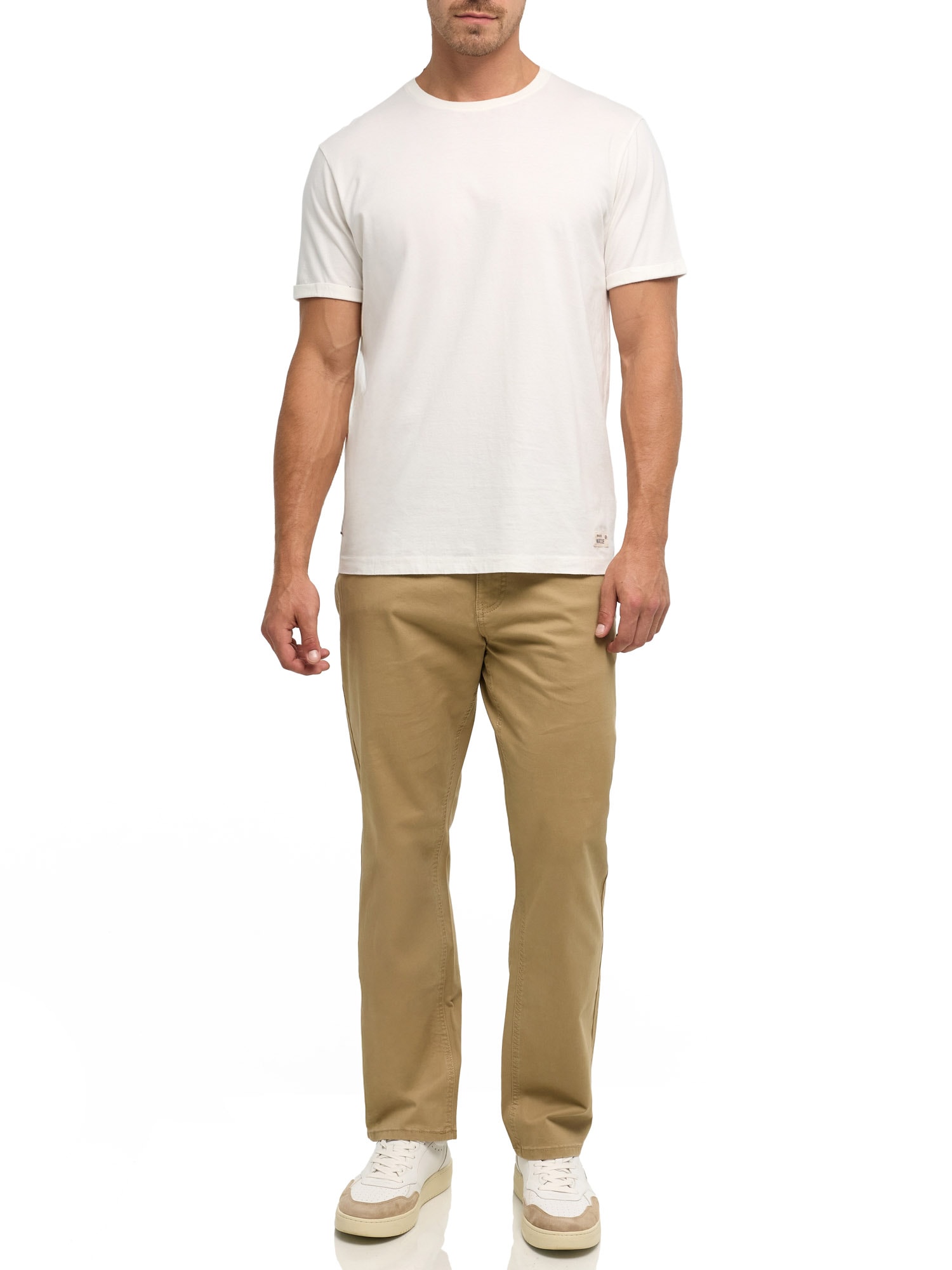 Indicode Pantalon 5 poches »INVince col. Twill«  Baumwollmischung, relaxed fit