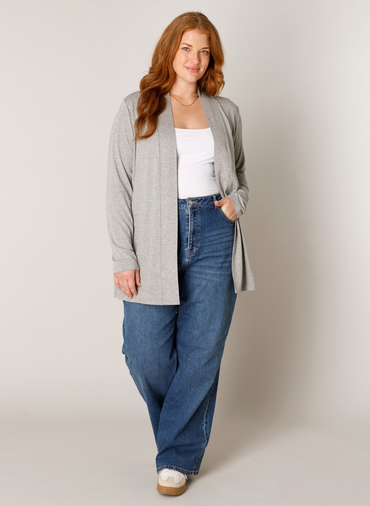 Base Level Curvy Strickjacke »Ayla« Grosse Grössen
