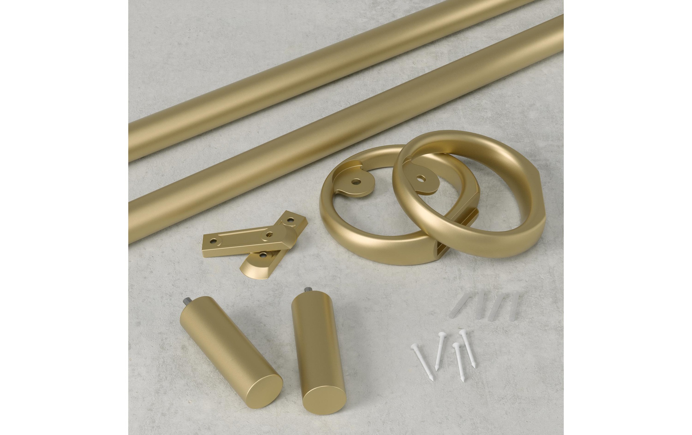 Umbra Vorhangstange »Ringlet, Gold« ausziehbar