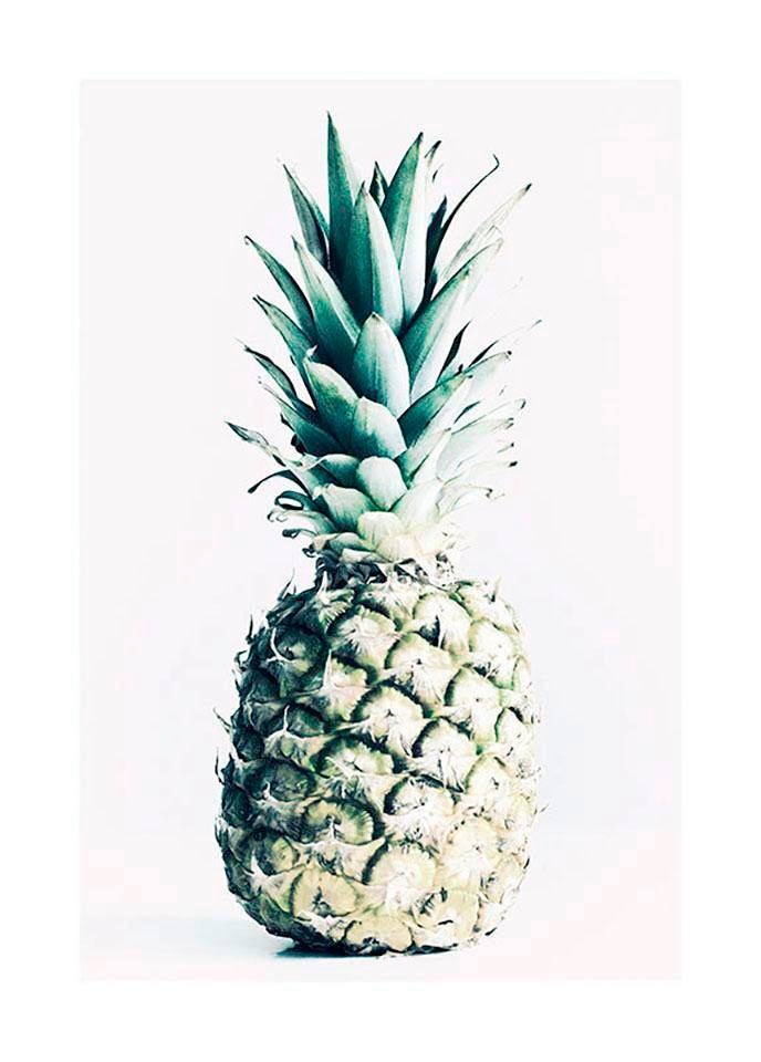 Image of Komar Bild "Pineapple" Obst 1 Stk. tlg. Wandbild zur Dekoration - ohne Rahmen