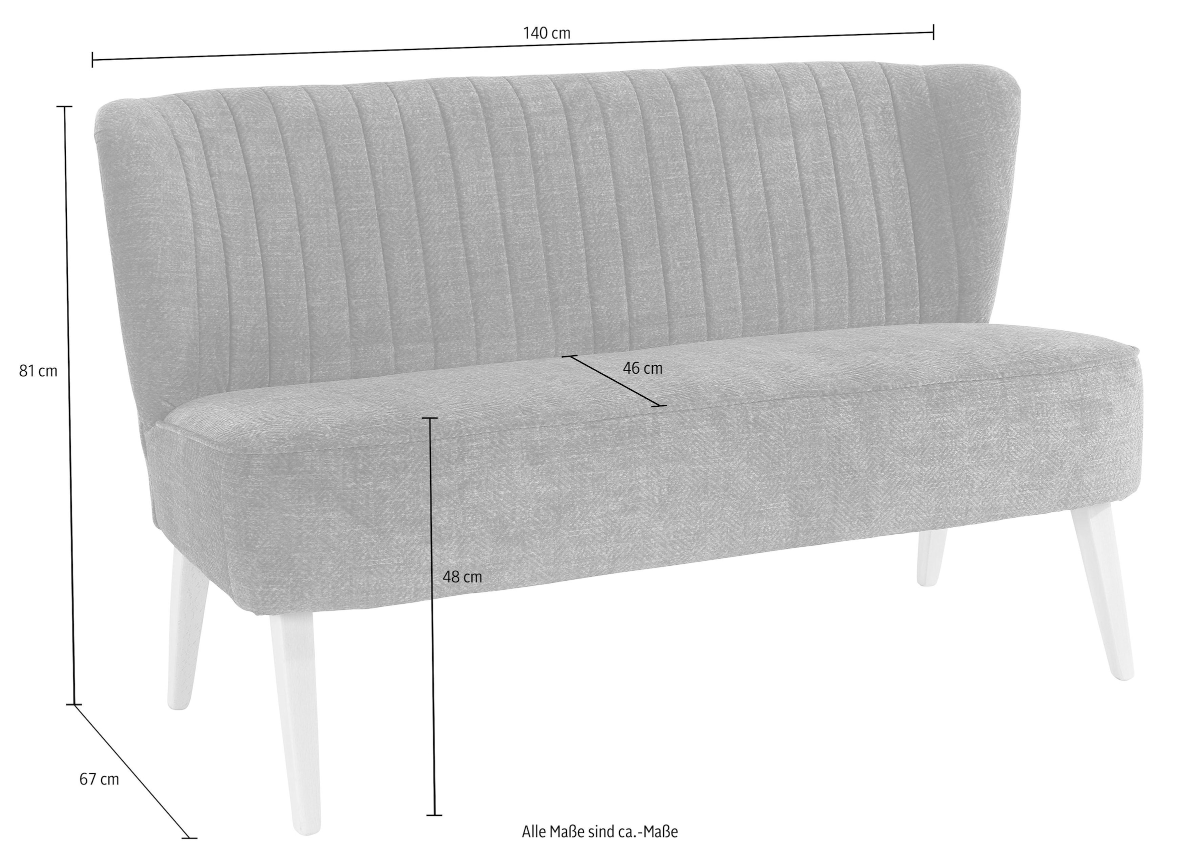 INOSIGN 2-Sitzer »Campi«, bequemes Küchensofa, frei im Raum stellbar