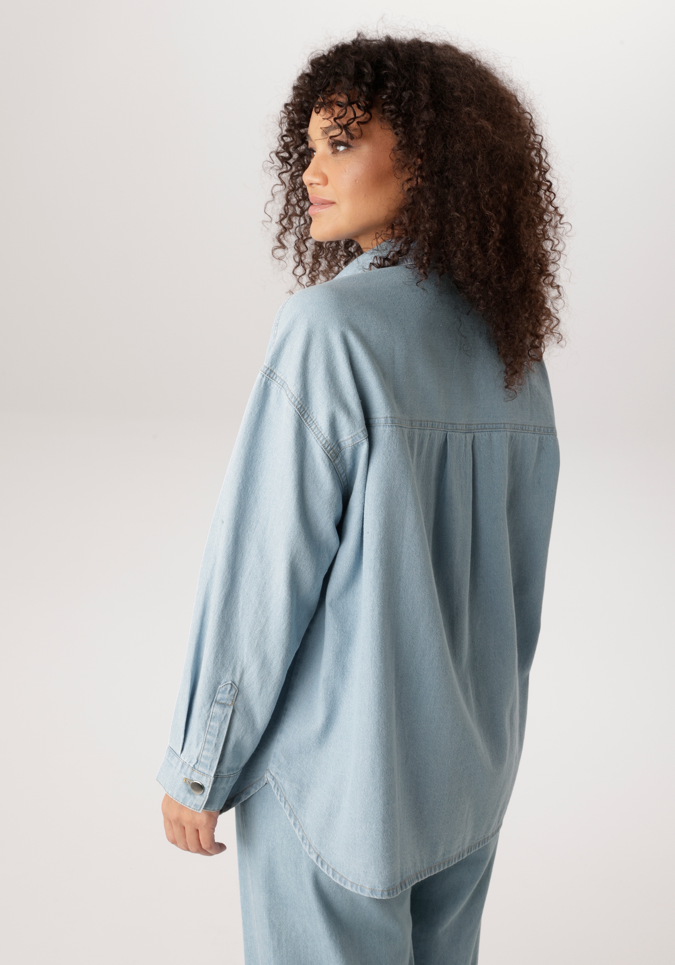Aniston PLUS Jeansbluse grosszügig geschnitten - NEUE KOLLEKTION
