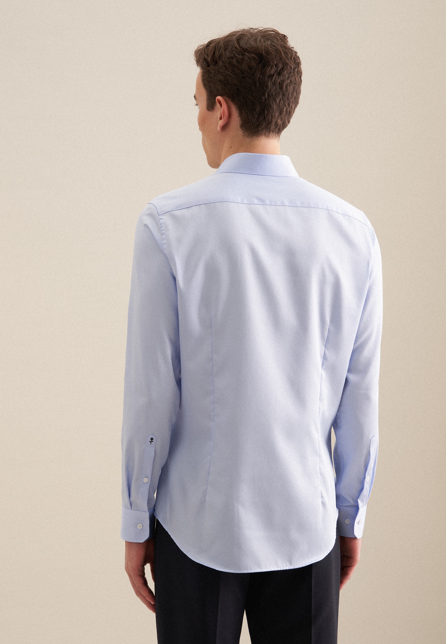 seidensticker Chemise d'affaires »Schwarze Rose« col Kent uni X-Slim 1/1