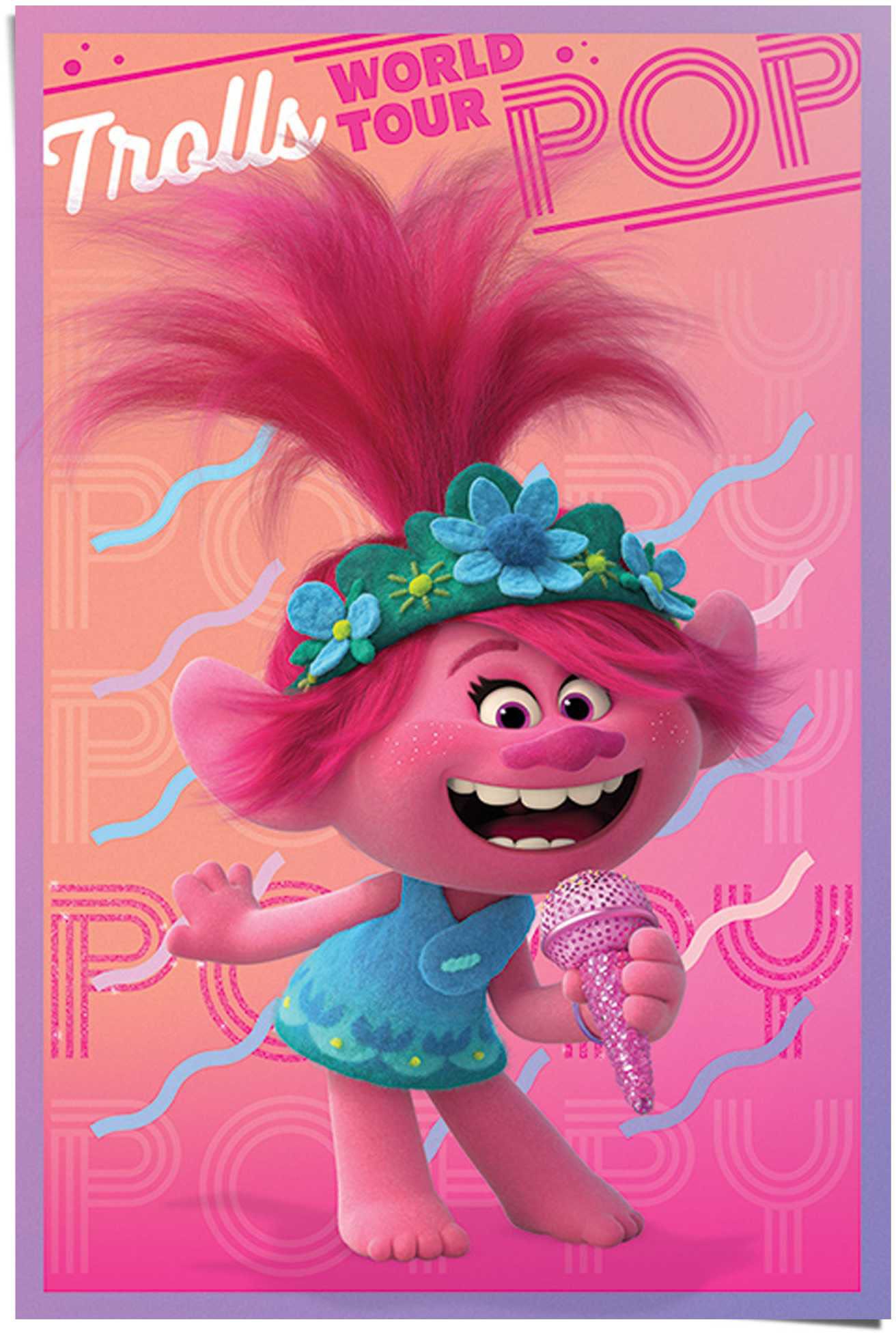 Image of Reinders! Poster »Trolls Welt Tour - Poppy Prinzessin - Abenteuer - Musik - Trollenwelt«, (1 St.) bei Ackermann Versand Schweiz