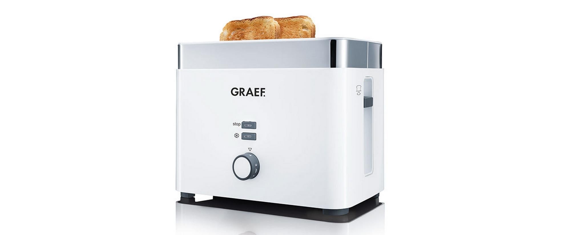 Graef Grille-pain »TO 61 2-Schlitz 1000 W« 1000 W