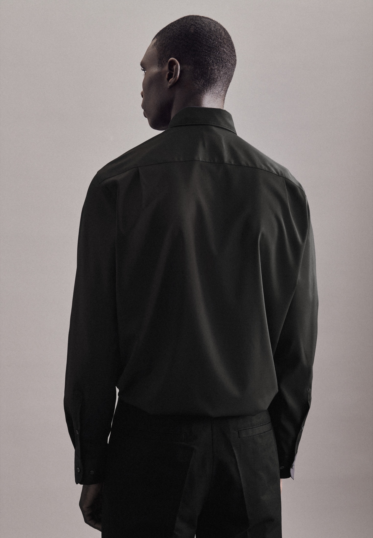 seidensticker Businesshemd »Schwarze Rose« Regular 1/1 Kentkragen Uni