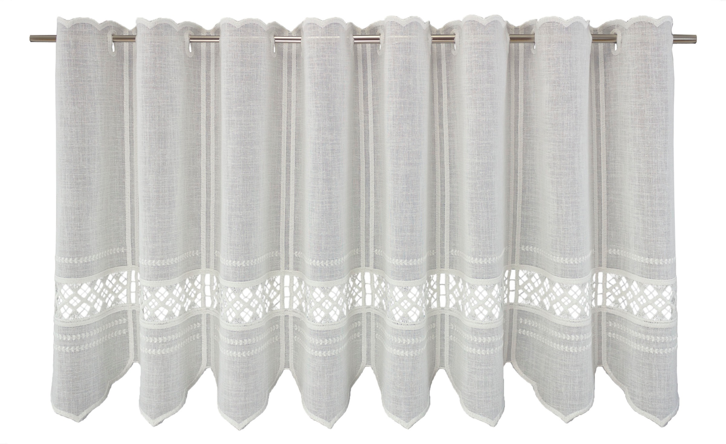 Image of VHG Scheibengardine nach Mass »Tassja«, (1 St.), Kurzgardine, Stickerei, Bistro bei Ackermann Versand Schweiz