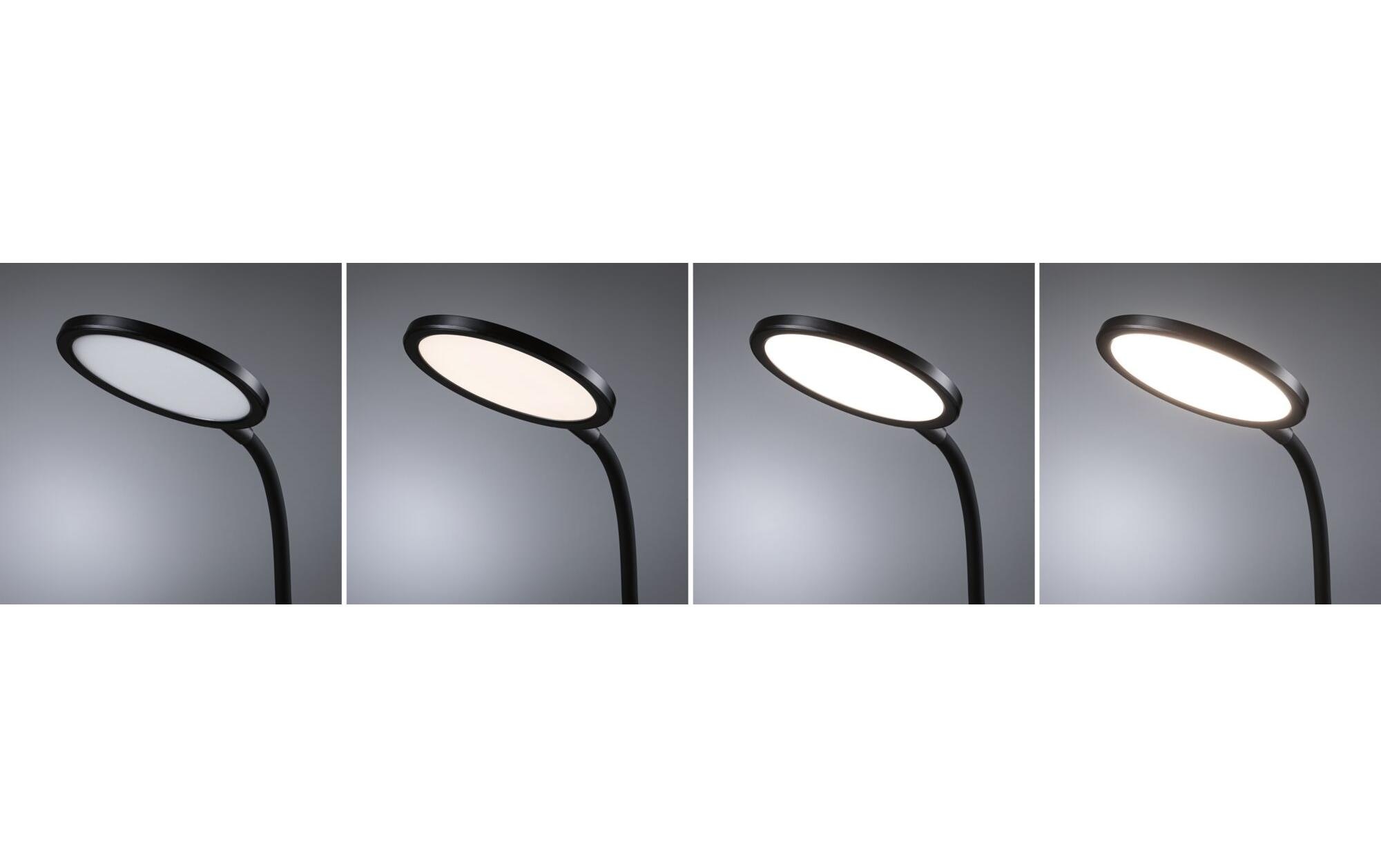 Paulmann Lampe de bureau LED »Paulmann Schreibtischleuchte Schwarz, matt« Module LED blanc chaud