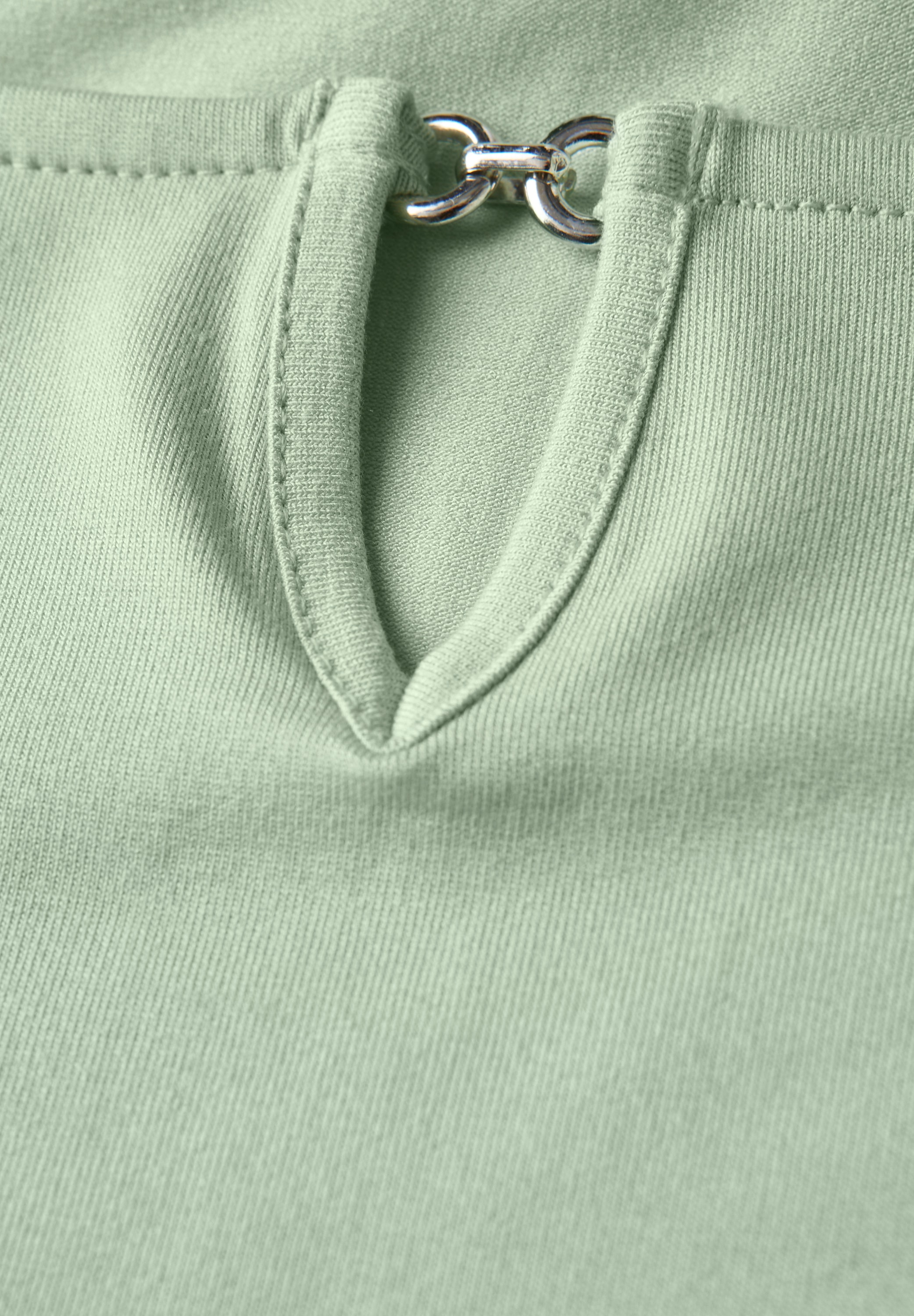 STREET ONE Shirttop, mit Cut-Out Detail