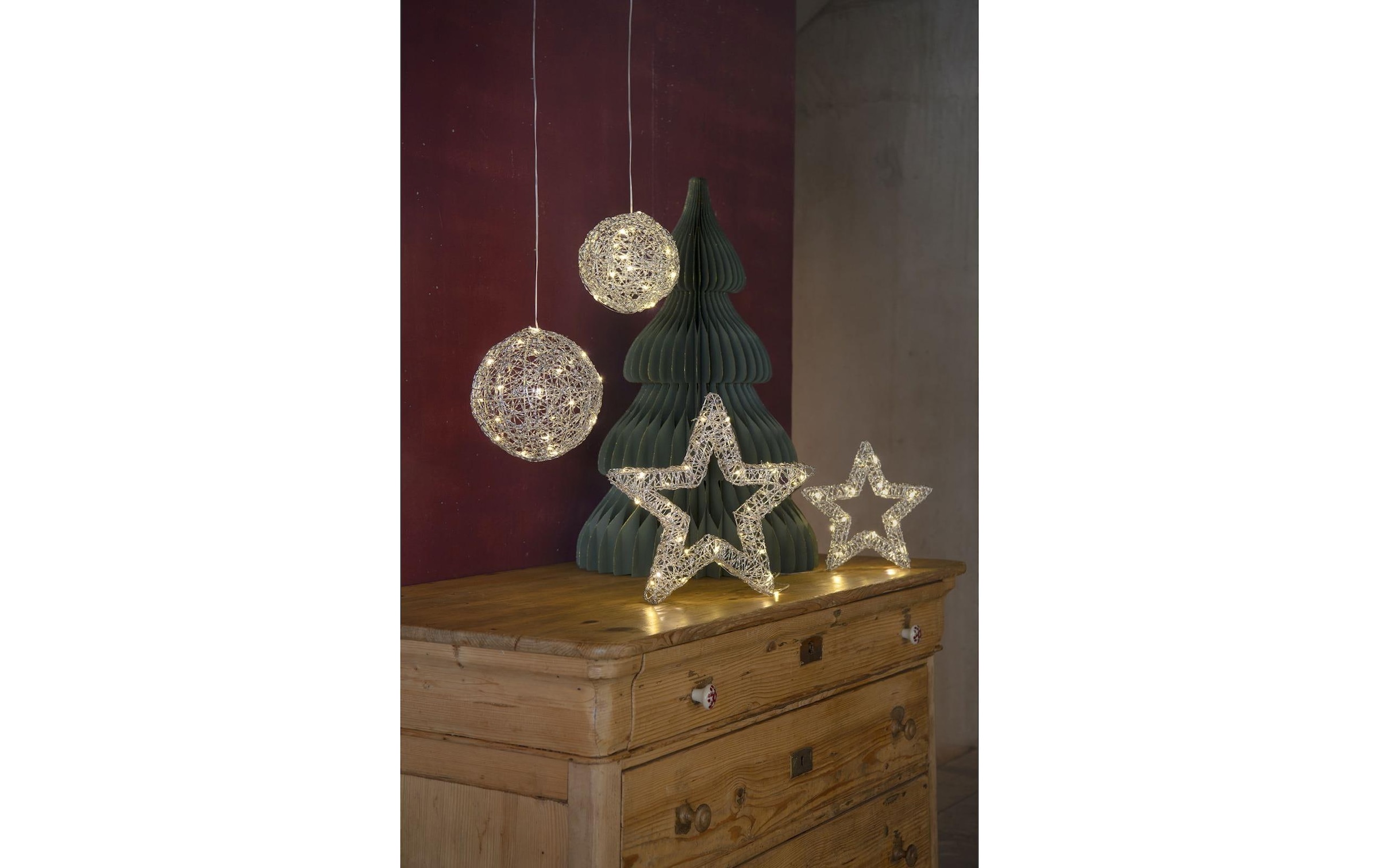 STT Figurine décorative LED »Silver Ball, 20 cm«