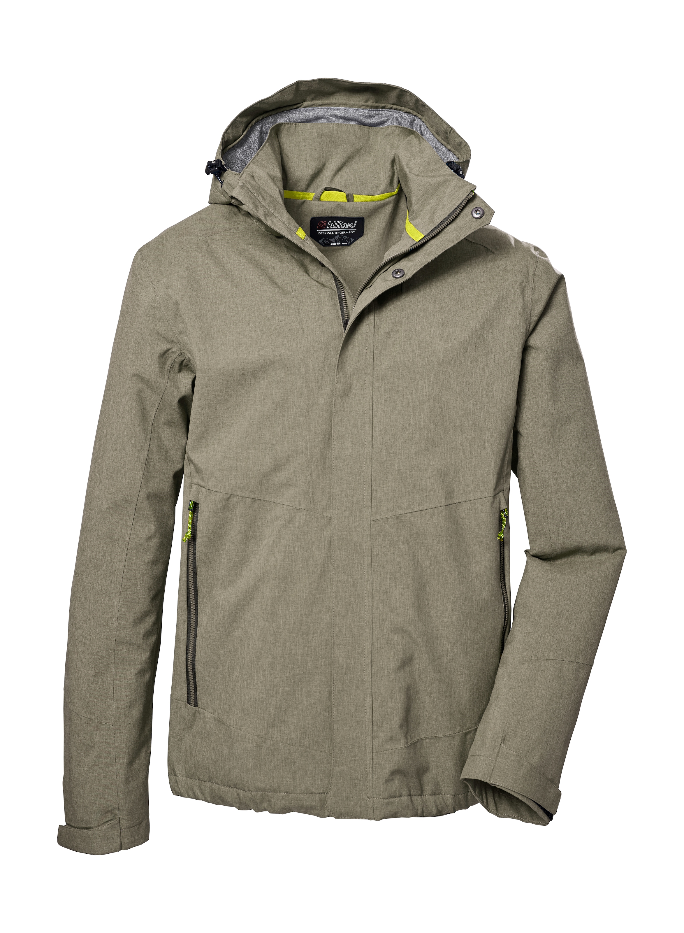 Killtec Outdoorjacke »KOS 53 MN JCKT«, Funktionsjacke: Wind- und wasserdicht, atmungsaktiv, Kapuze abnehmbar