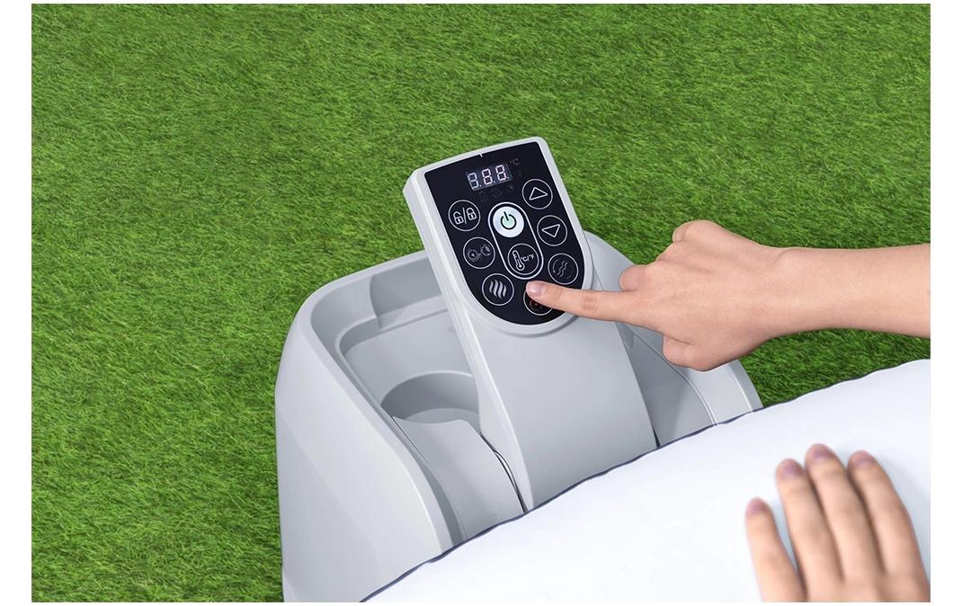 Bestway Jacuzzi »Miami AirJet Ø 180« Aufblasbarer, energieeffizienter Whirlpool für vier Personen