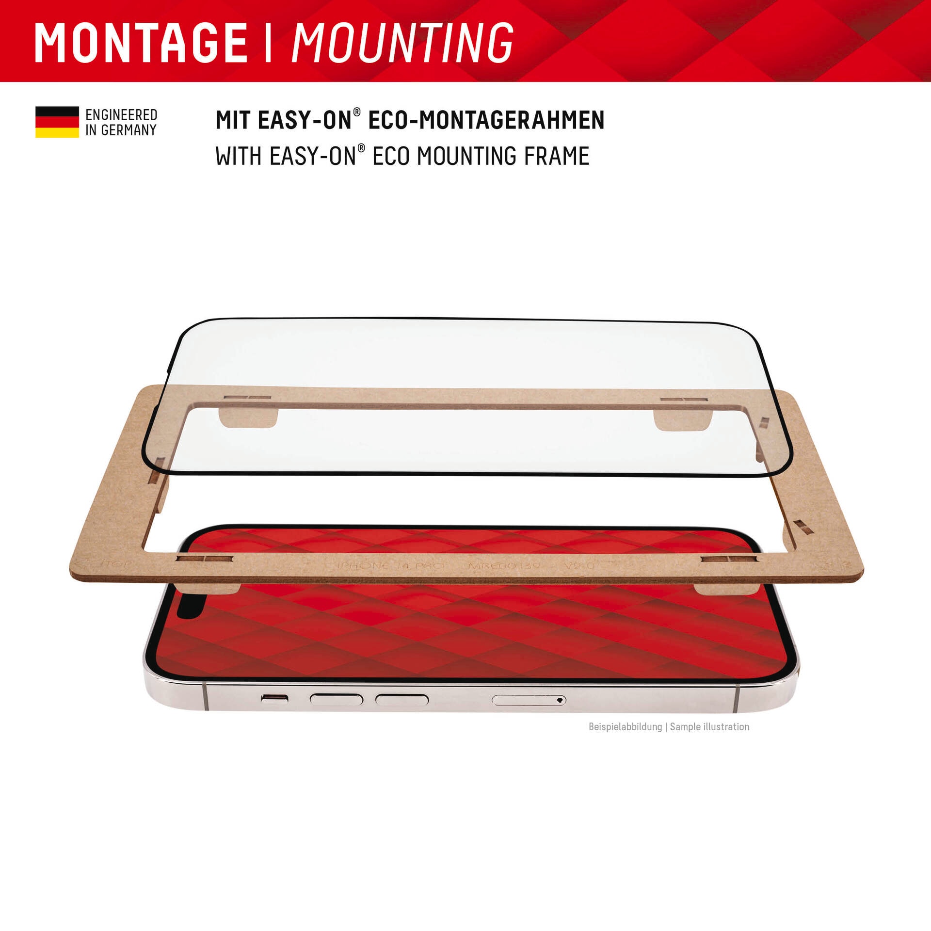 Displex Verre de protection d'écran »Real Glass + Case« für Samsung Galaxy S24 Ultra Displayschutzfolie Displayschutz Rundumschutz 360 Grad splitterfest
