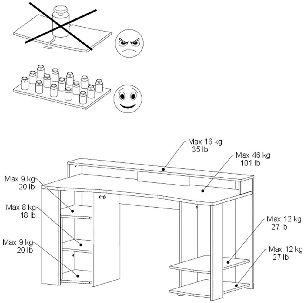 Parisot Set d'armoires multi-usages »Parisot Meta 11« Komplett-Set, 3-teilig, 3 cuis tlg.