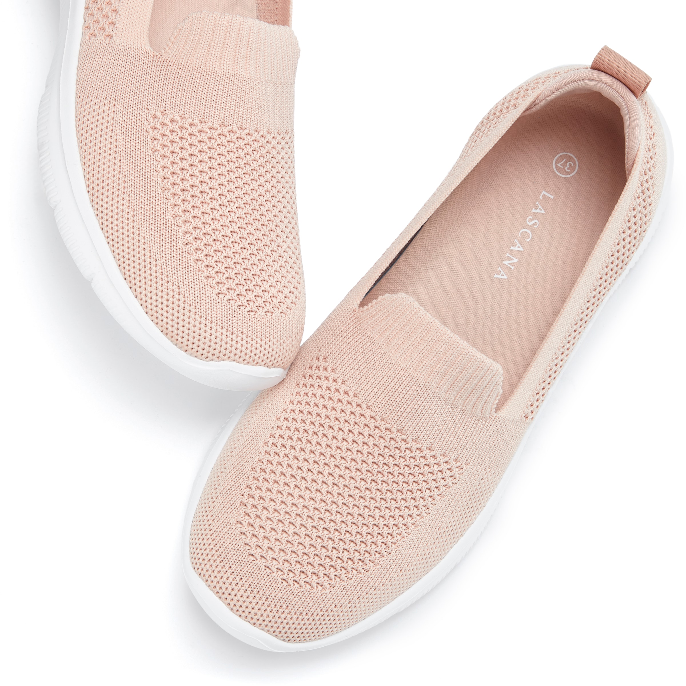 LASCANA Slipper, Slip-On-Sneaker, Halbschuh, ultraleichter Sneaker, VEGAN