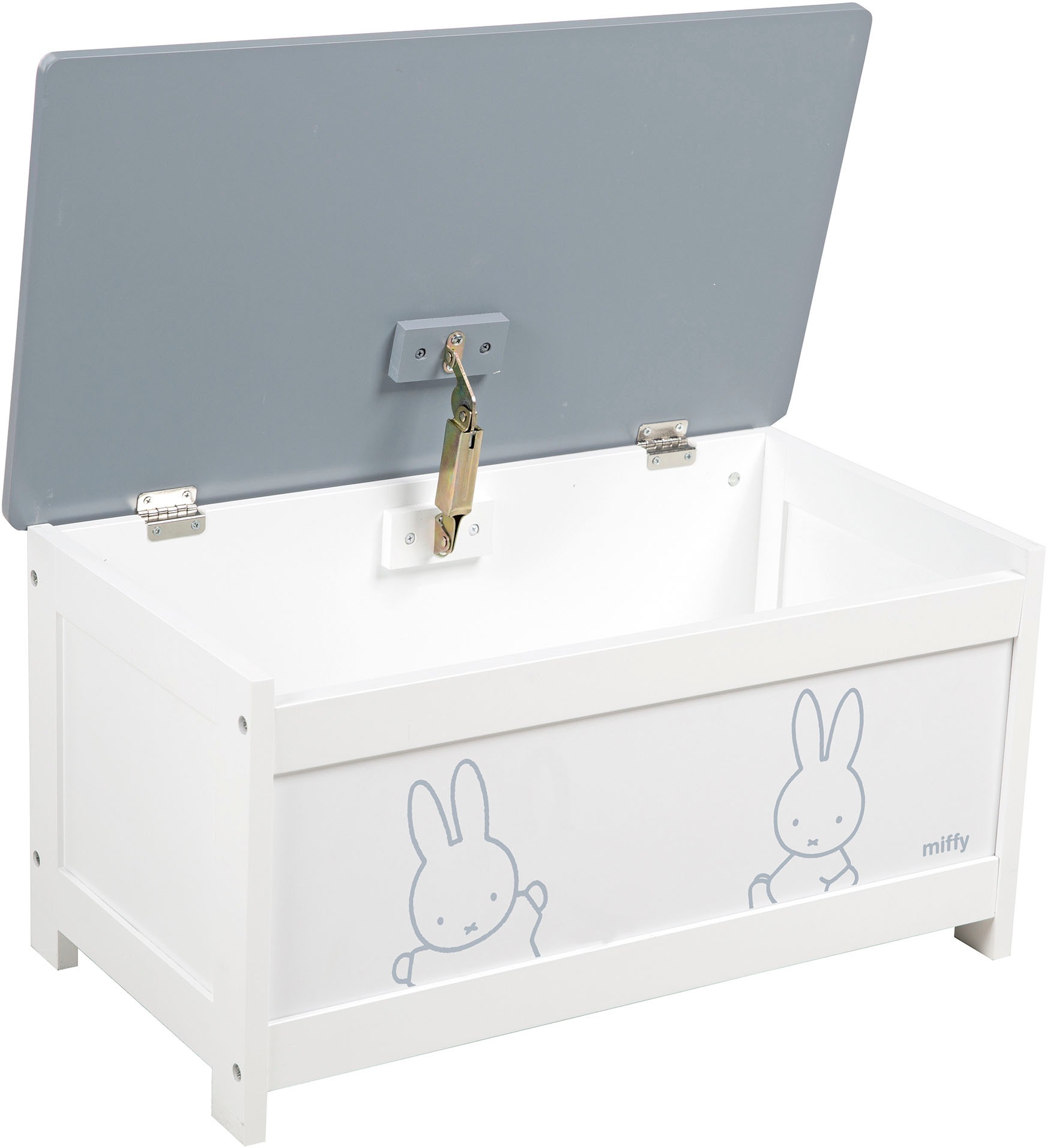 roba Truhe "miffy, weiß" mit Deckelbremse; fürs Kinderzimmer