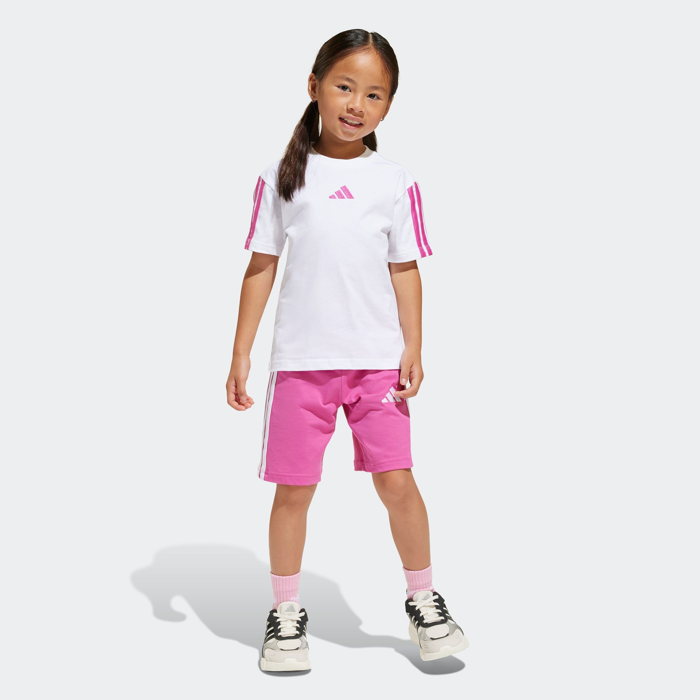adidas Sportswear Trainingsanzug »LK 3S T-SET 160«, (2 tlg.)