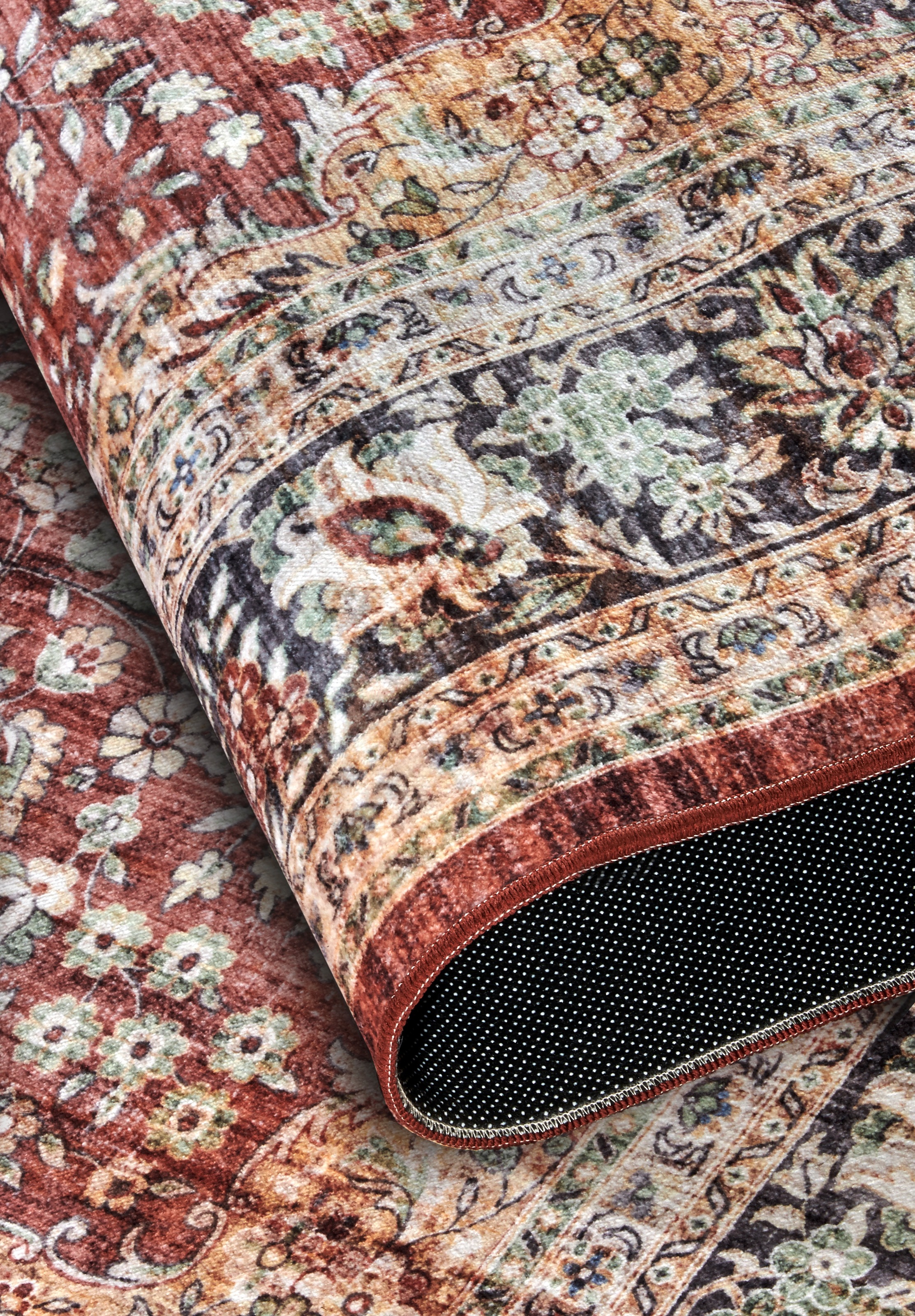 HANSE Home Teppich »Aurora« rechteckig 5 mm Höhe Kurzflor, Anti Rutsch, Orient, Vintage, Klassisch, Wohnzimmer, Flur