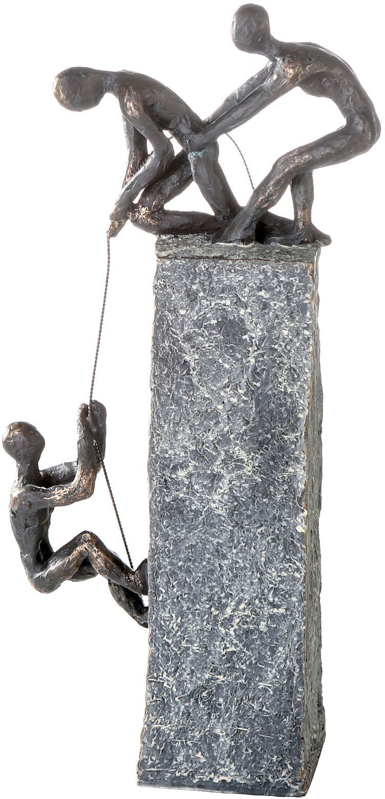 Image of Casablanca by Gilde Dekofigur "Skulptur Assistance" Dekoobjekt, Höhe 43 cm, mit Spruchanhänger, Wohnzimmer