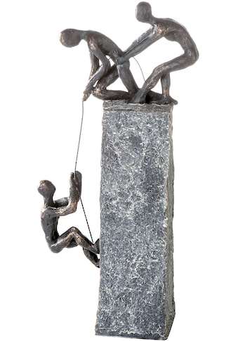 Dekofigur »Skulptur Assistance«, Dekoobjekt, Höhe 43 cm, mit Spruchanhänger, Wohnzimmer