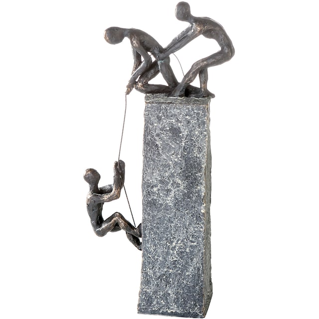 Casablanca by Gilde Dekofigur »Skulptur Assistance«, Dekoobjekt, Höhe 43 cm,  mit Spruchanhänger, Wohnzimmer kaufen