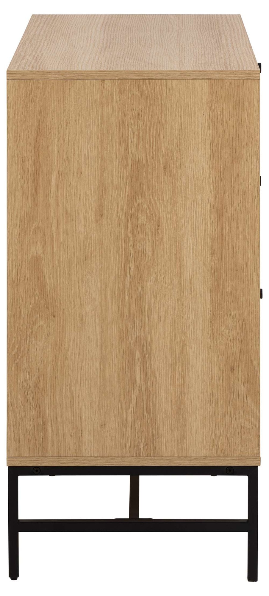 ACTONA GROUP Buffet »Albany« aspect chêne, façade à lamelles, 3 tiroirs, L: 80,6 cm