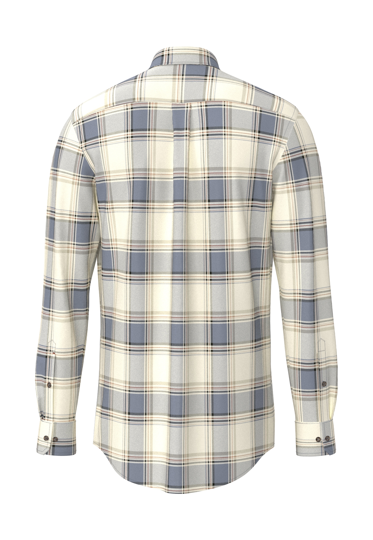 FYNCH-HATTON Chemise à carreaux mit Button-Down-Kragen