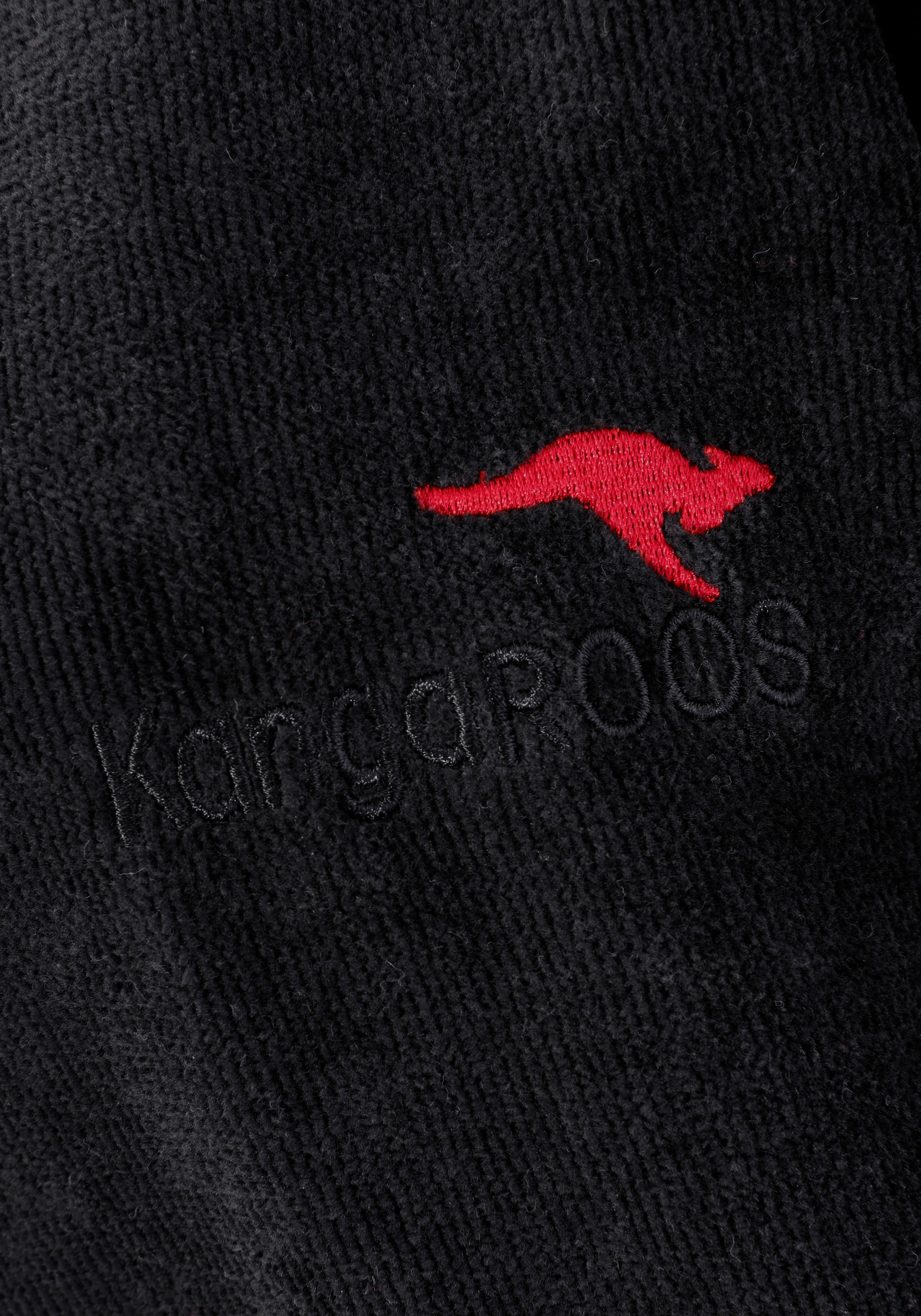 KangaROOS Badeponcho »Summer, ideal für Sauna, Spa & im Urlaub, Damen & Herren« 1 Stk. Surfponcho, mit Bauchtasche, 100% Baumwolle, Frottee