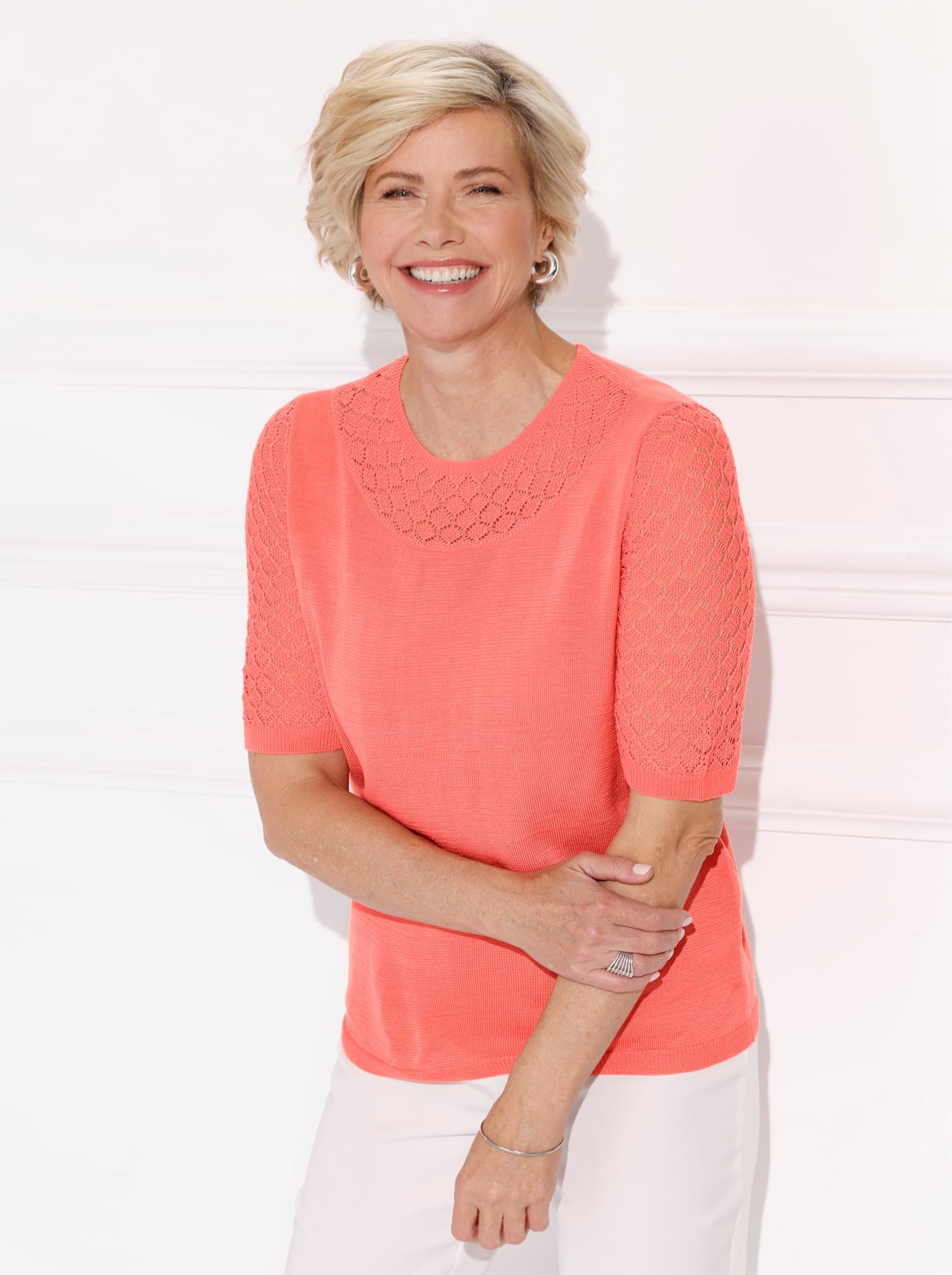 Image of Classic Ajourpullover "Ajour-Pullover"