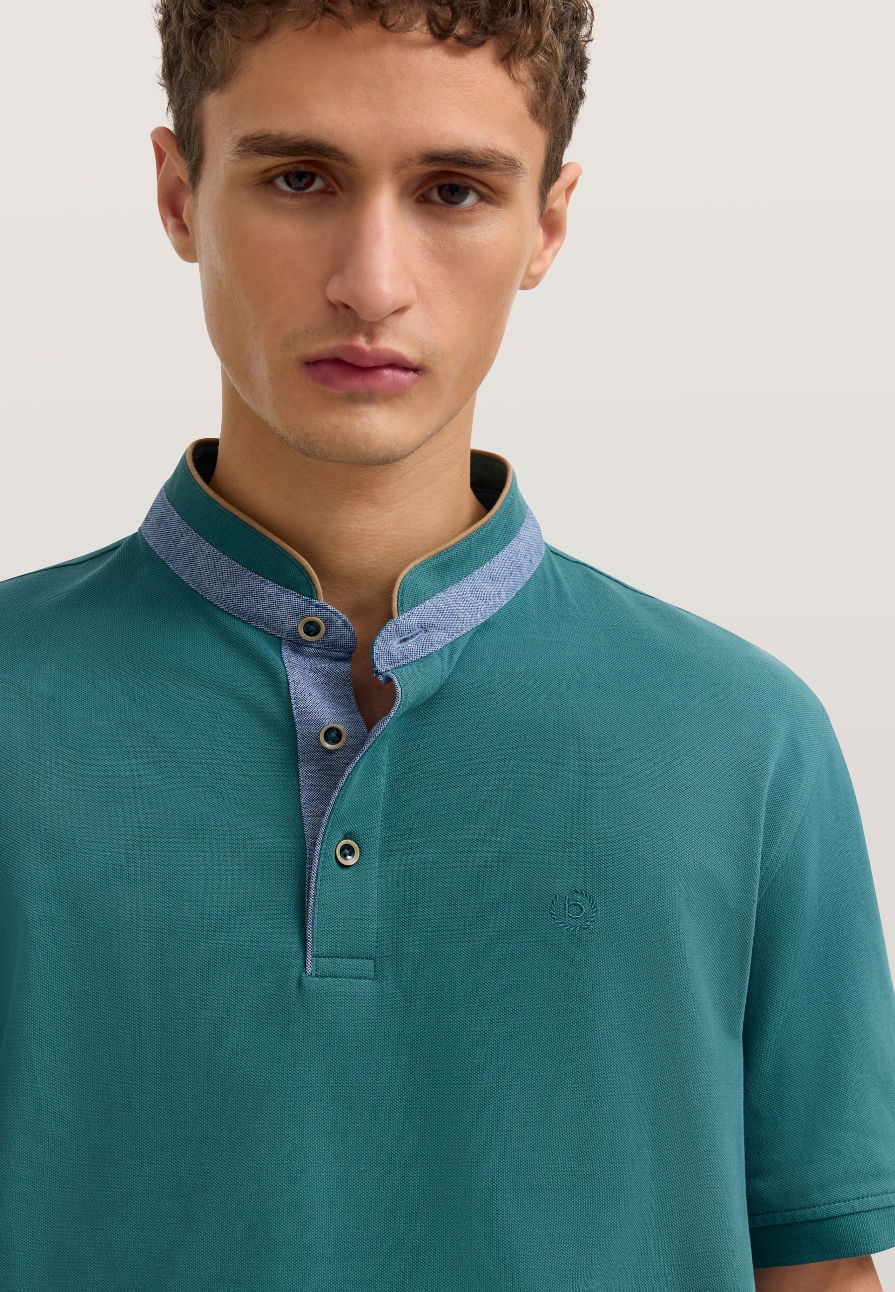 bugatti Polo Modern Fit en coton pur