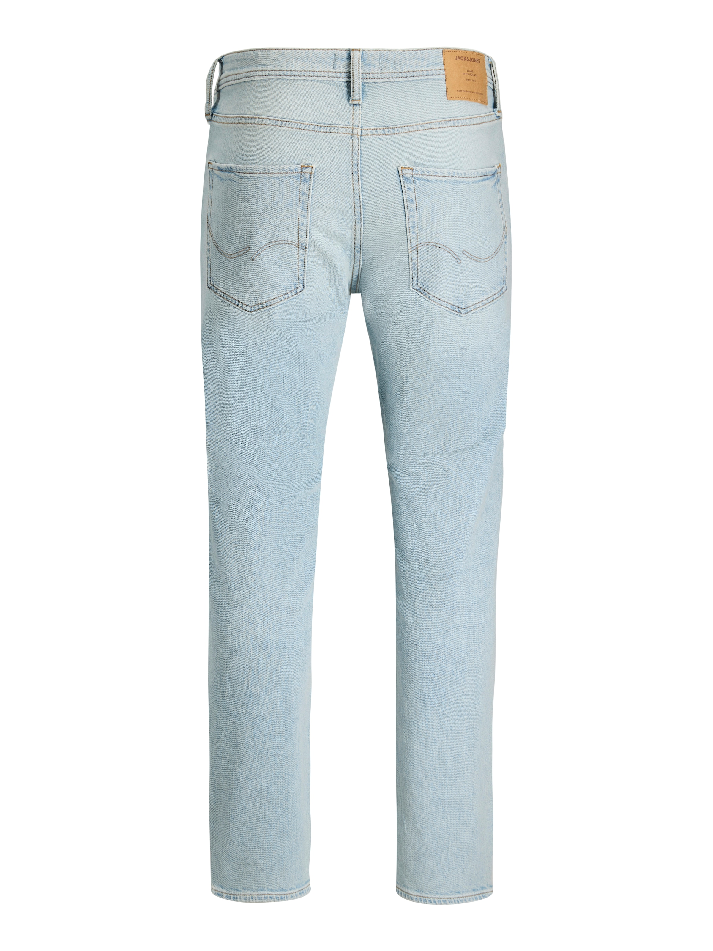 Jack & Jones Regular-fit-Jeans »JJICLARK im Used-Look, Stretchkomfort und niedrige Leibhöhe« Baumwollmischung, regular fit