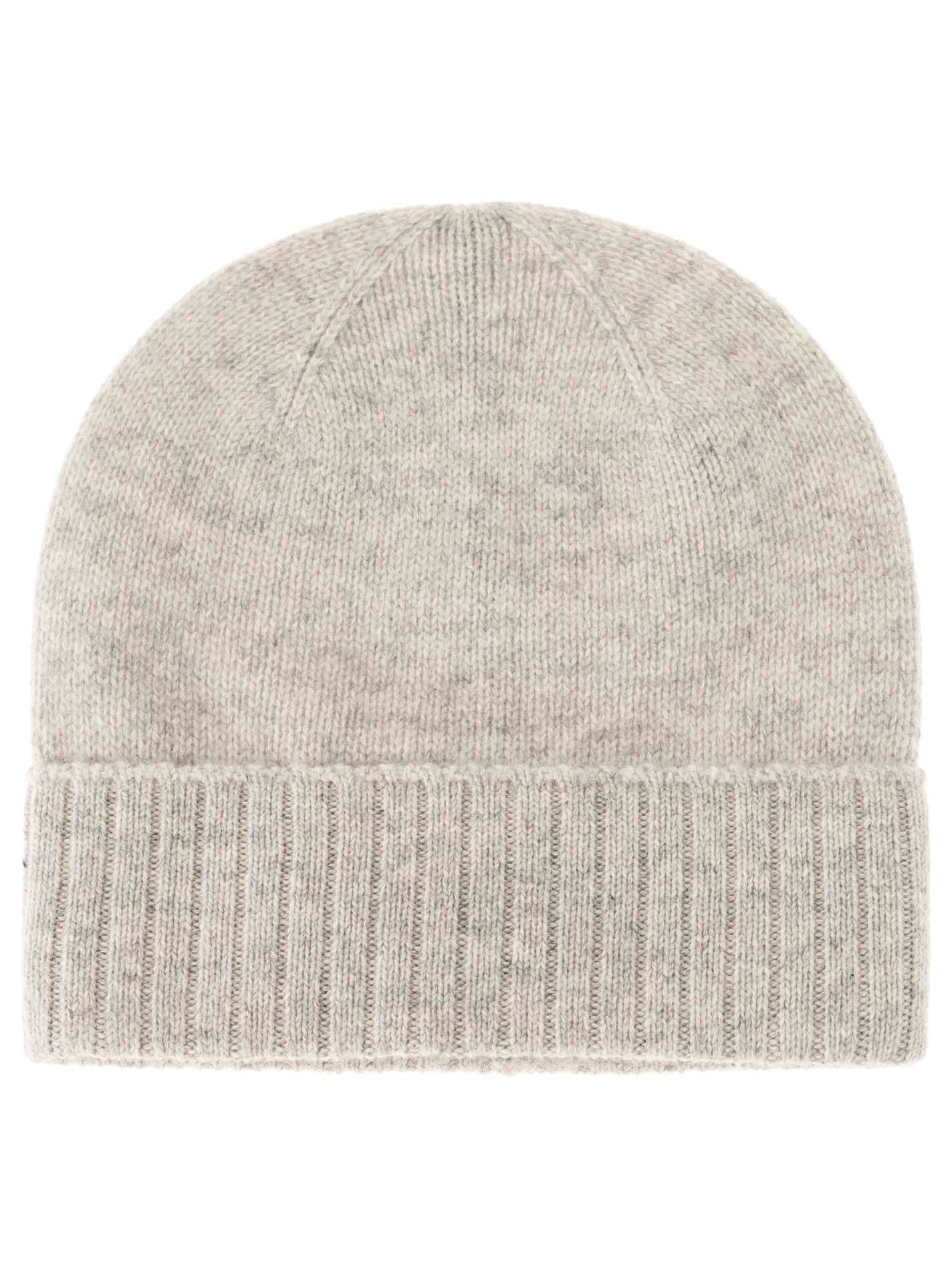 Zwillingsherz Strickmütze Feinstrick, breiter geripptem Umschlag