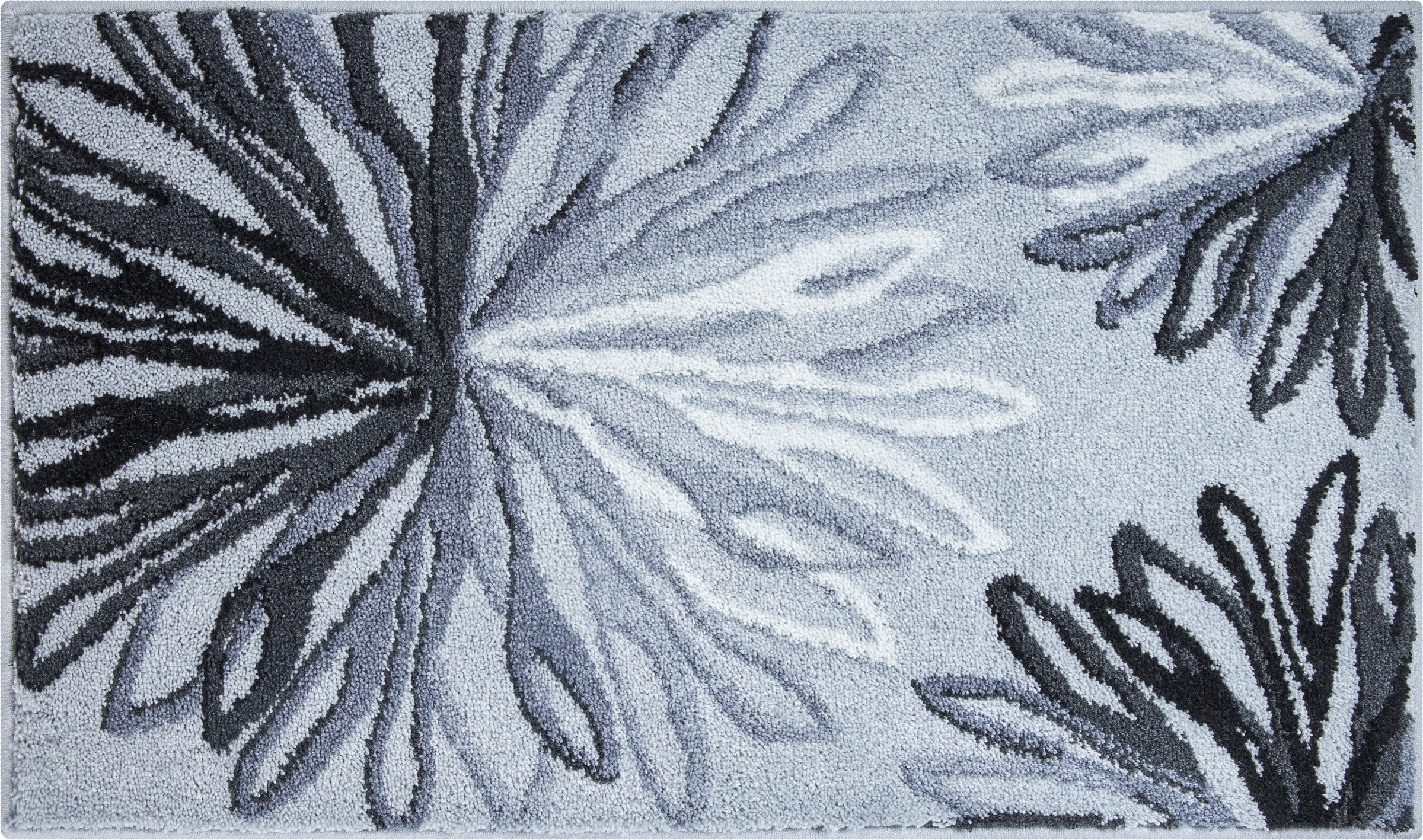 Grund Badematte »Art«, rutschhemmend beschichtet, fussbodenheizungsgeeignet, florales Muster, elegante Badematte