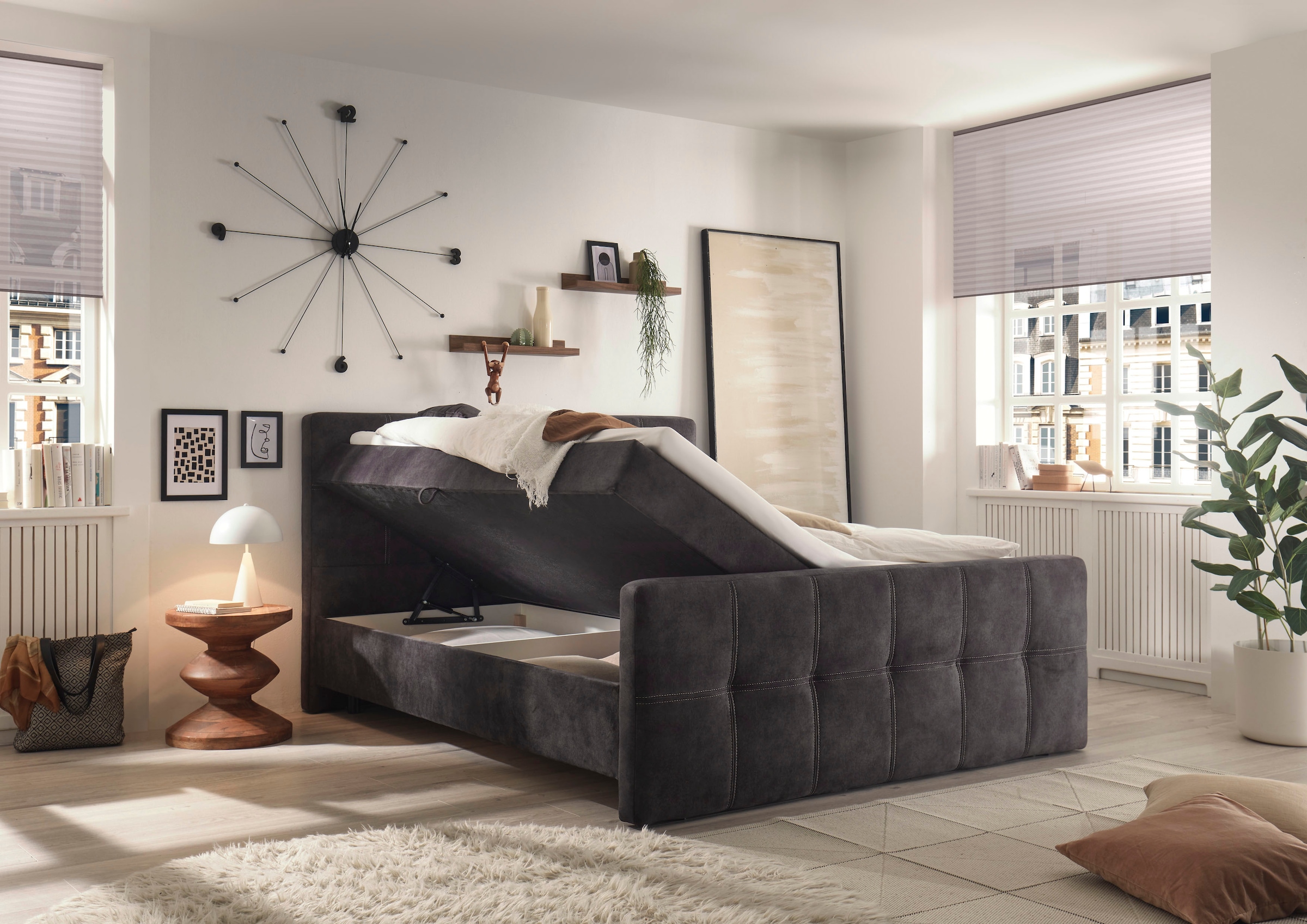 ED EXCITING DESIGN Boxbett »Valetta«, mit Bettkasten