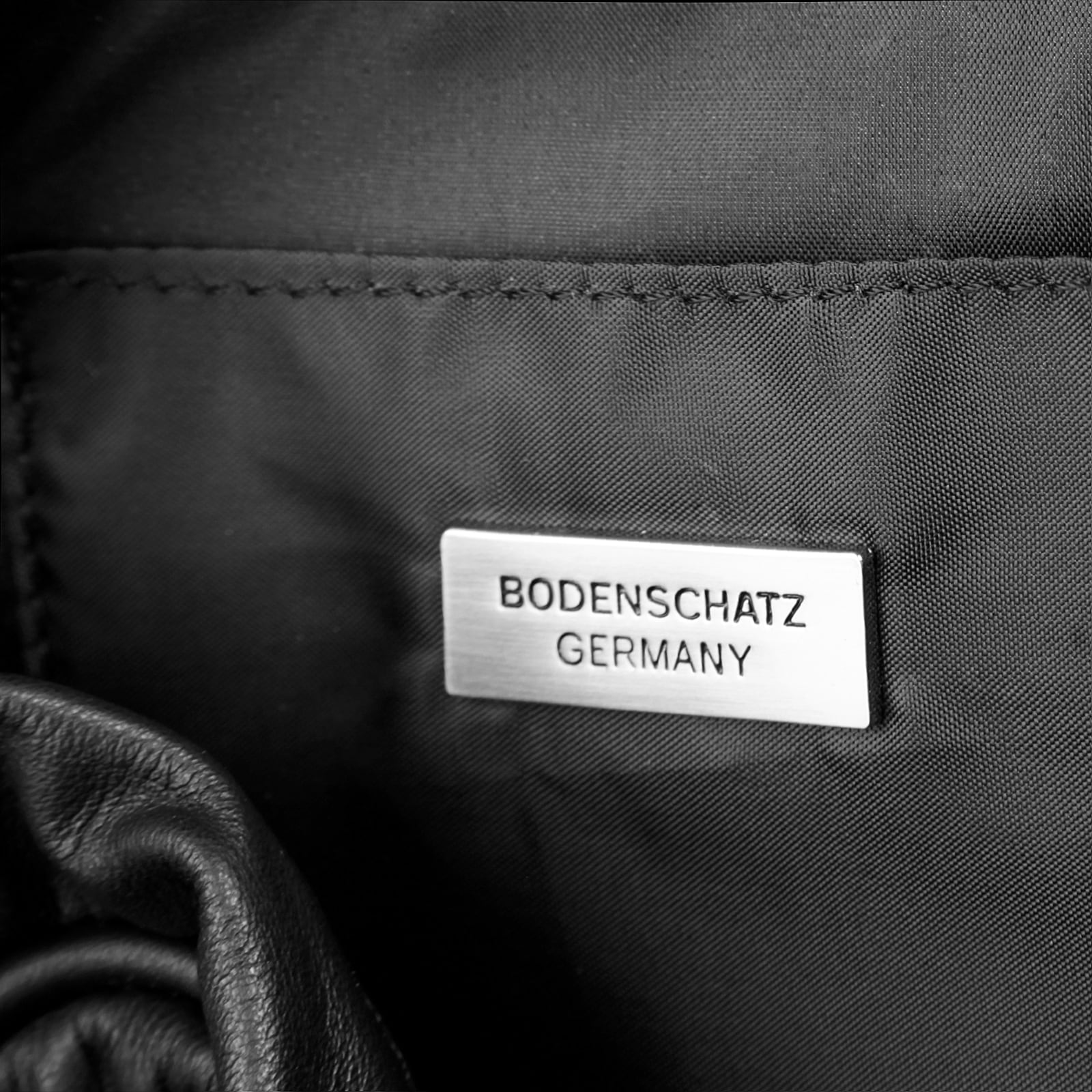 BODENSCHATZ Kulturbeutel »BODENSCHATZ Herren, Damen echt Leder« echt Leder
