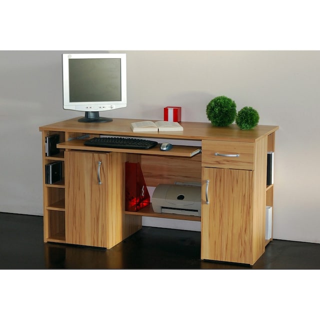 VOGL Möbelfabrik Schreibtisch »Tim«, mit 5 Fächern und Tastaturauszug, Made  in Germany kaufen
