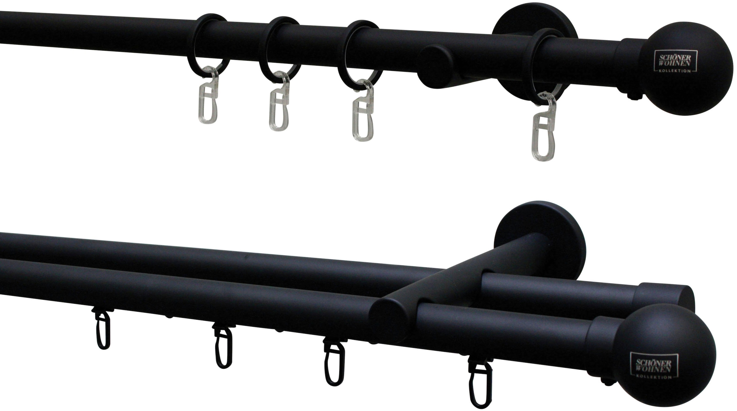 SCHÖNER WOHNEN-Kollektion Embout de tringle à rideaux »Kugel für Ø 20 mm« Serie Einzelprogramm Leon Ø 20 mm