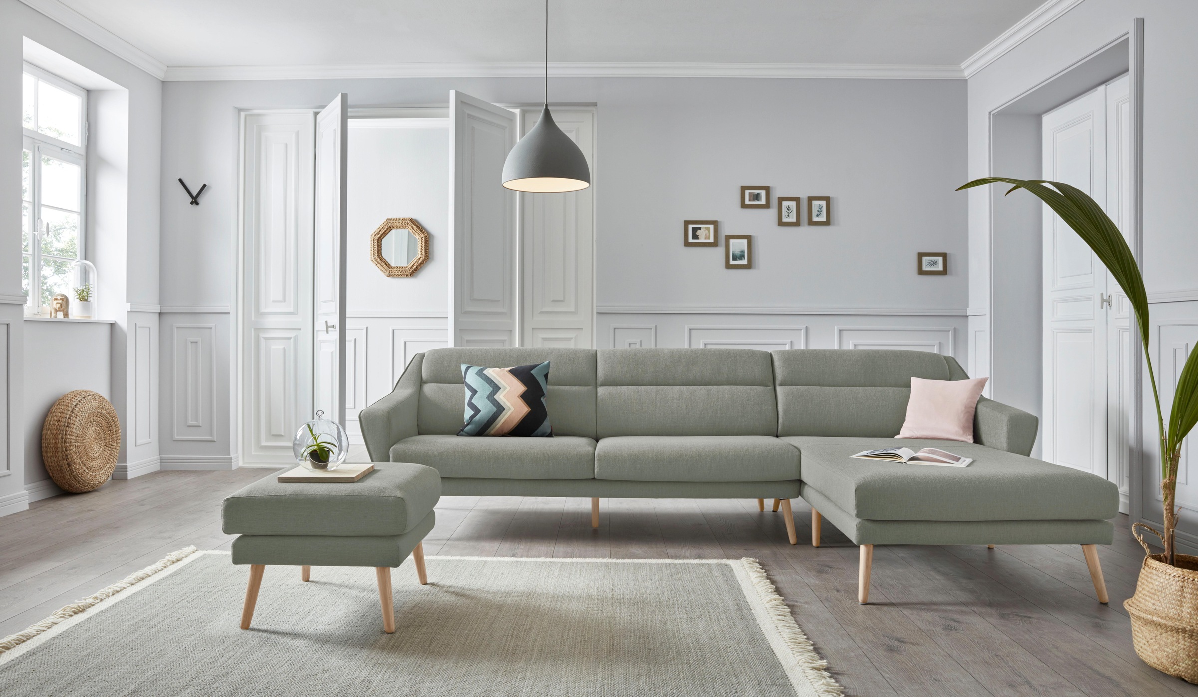 GOODproduct Tabouret »Bille« mit Eiche-Beinen, Design by Morten Georgsen