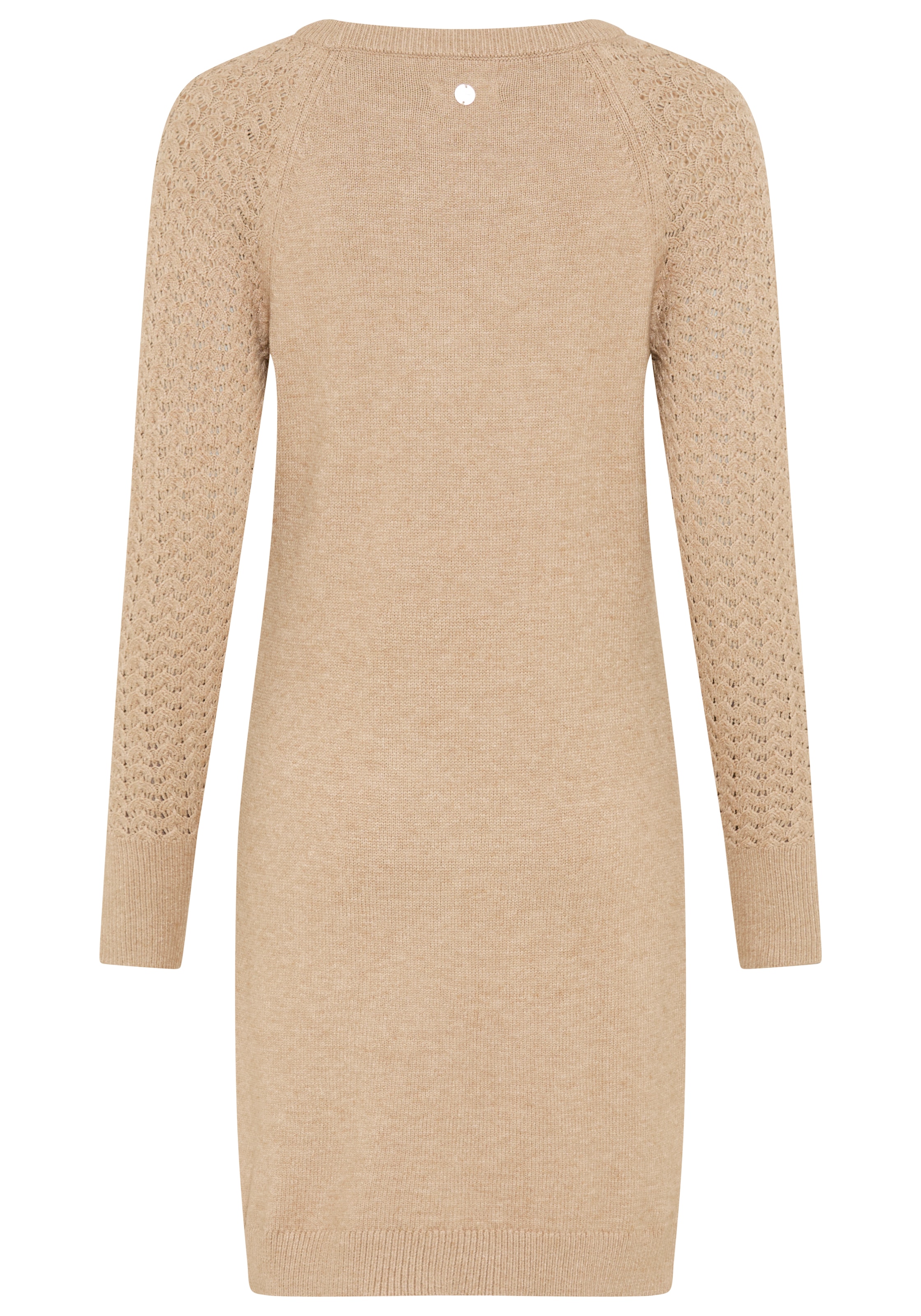 Tamaris Robe en tricot Mini-Länge mit Ajourstrickmuster aus Viskosemischung