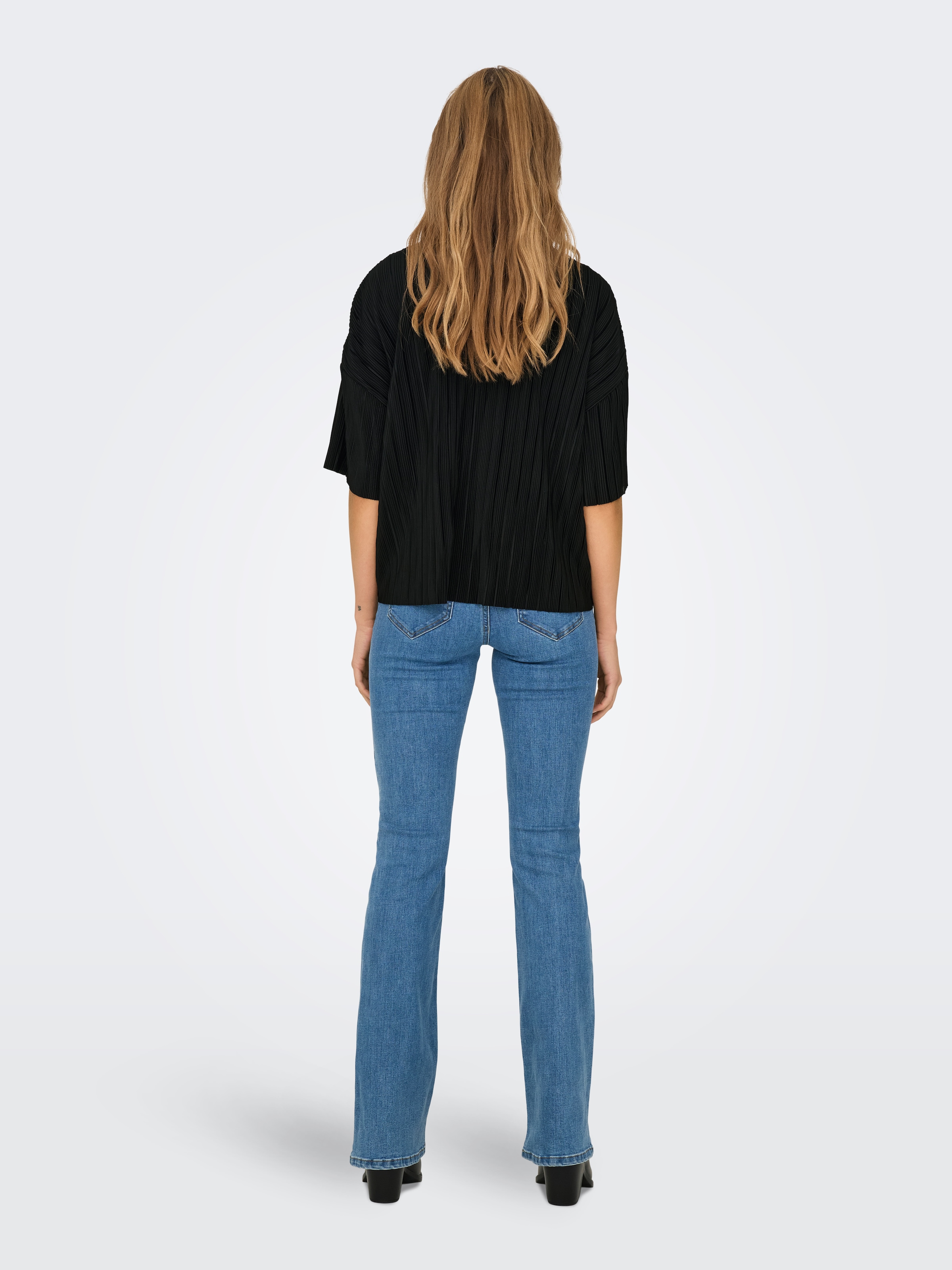 ONLY Plisseeshirt »ONLRAVENNA S/S PLISSE TOP NOOS JRS«