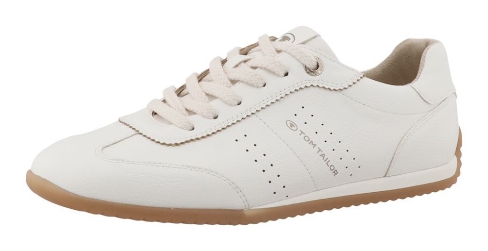 Image of TOM TAILOR Sneaker "Cathrine" Freizeitschuh, Halbschuh, Schnürschuh mit modischem Lochmuster