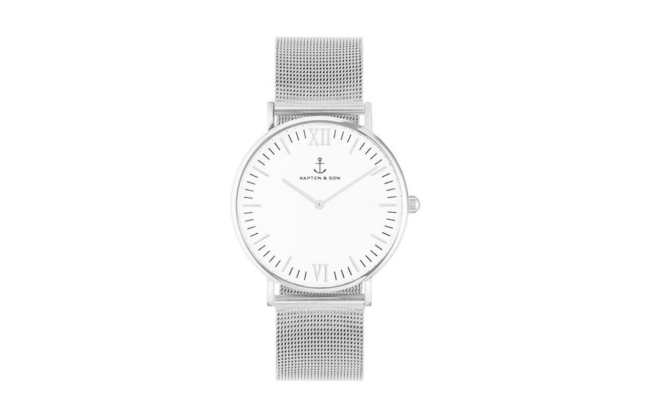 Image of Kapten & Son Quarzuhr »Campus Silver Mesh« bei Ackermann Versand Schweiz