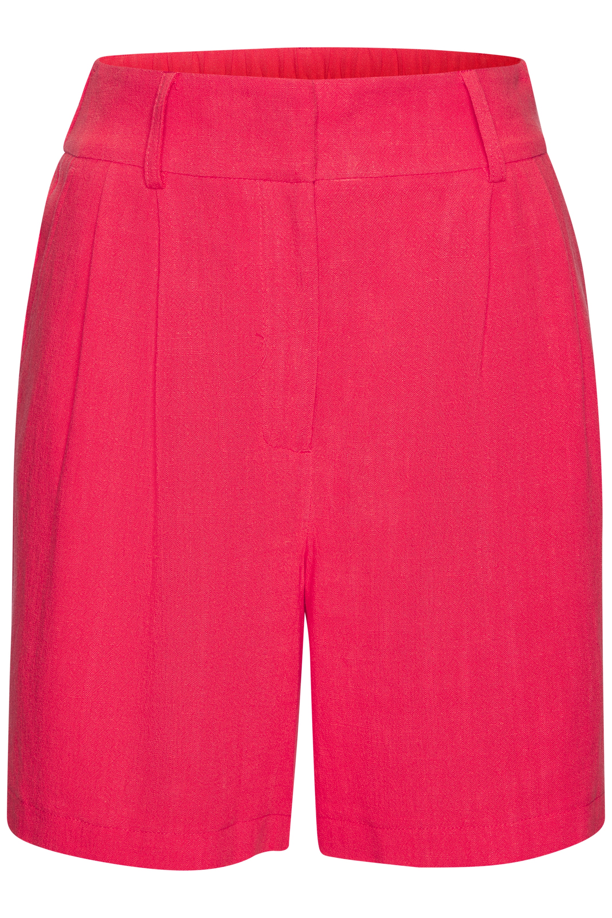 LASCANA Bermuda »aus sommerlichem Leinen-Mix«  avec plis de ceinture tendance, shorts d'été féminins, shorts tissés, pantalon d'été